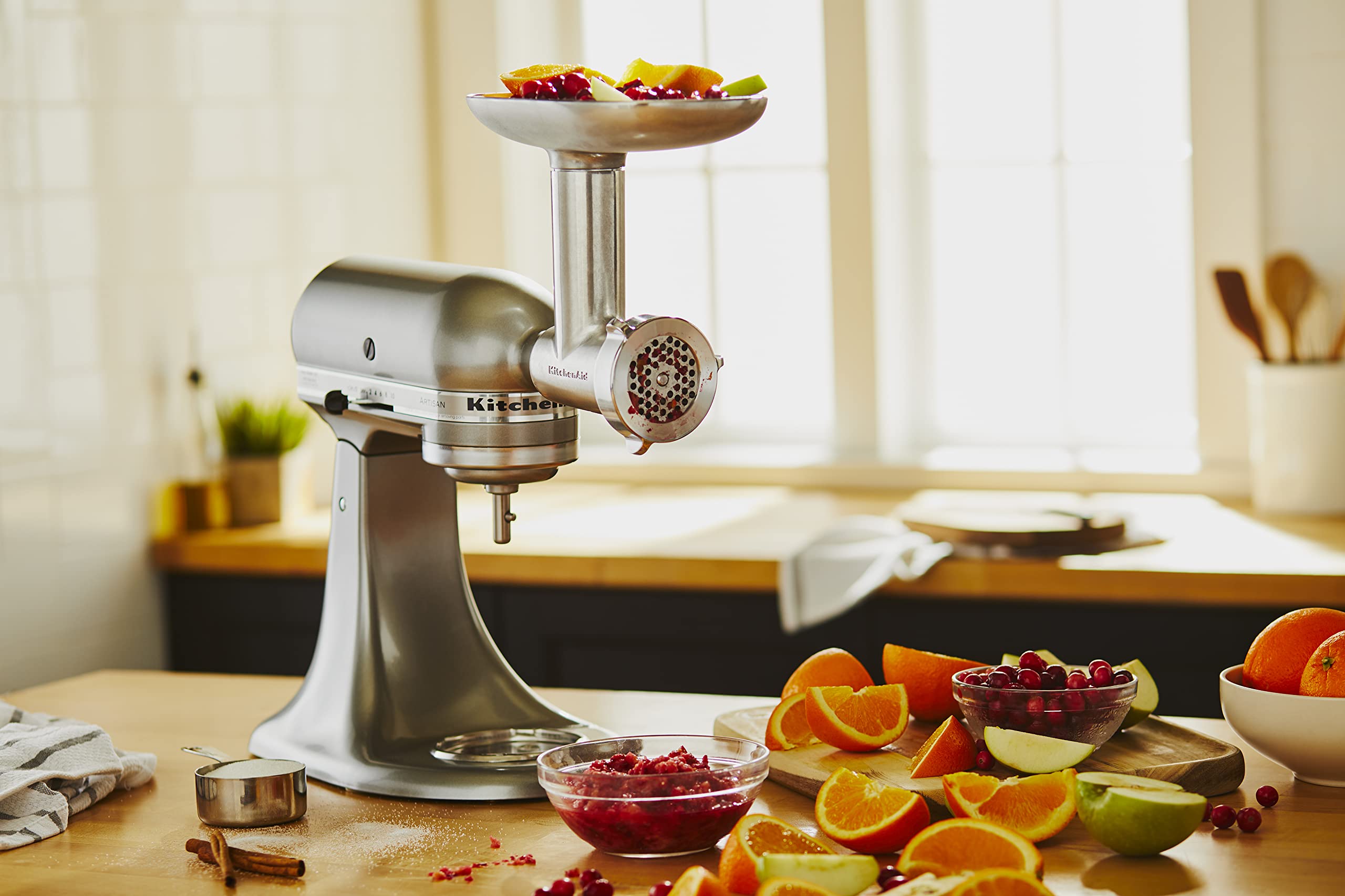 KITCHENAID Stand Mixer Attachment - Metal Food Grinder KSMMGA