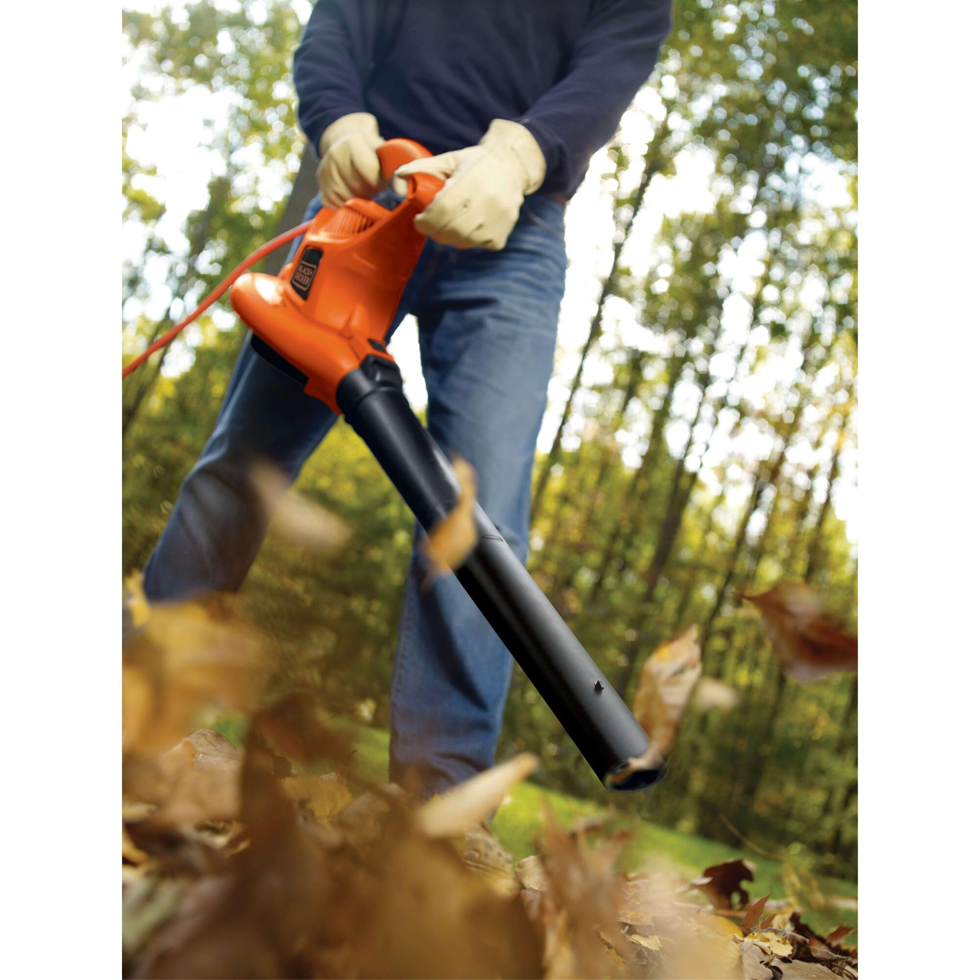 BLACK+DECKER BV6000 3-in-1 Electric Leaf Blower Vacuum Mulcher