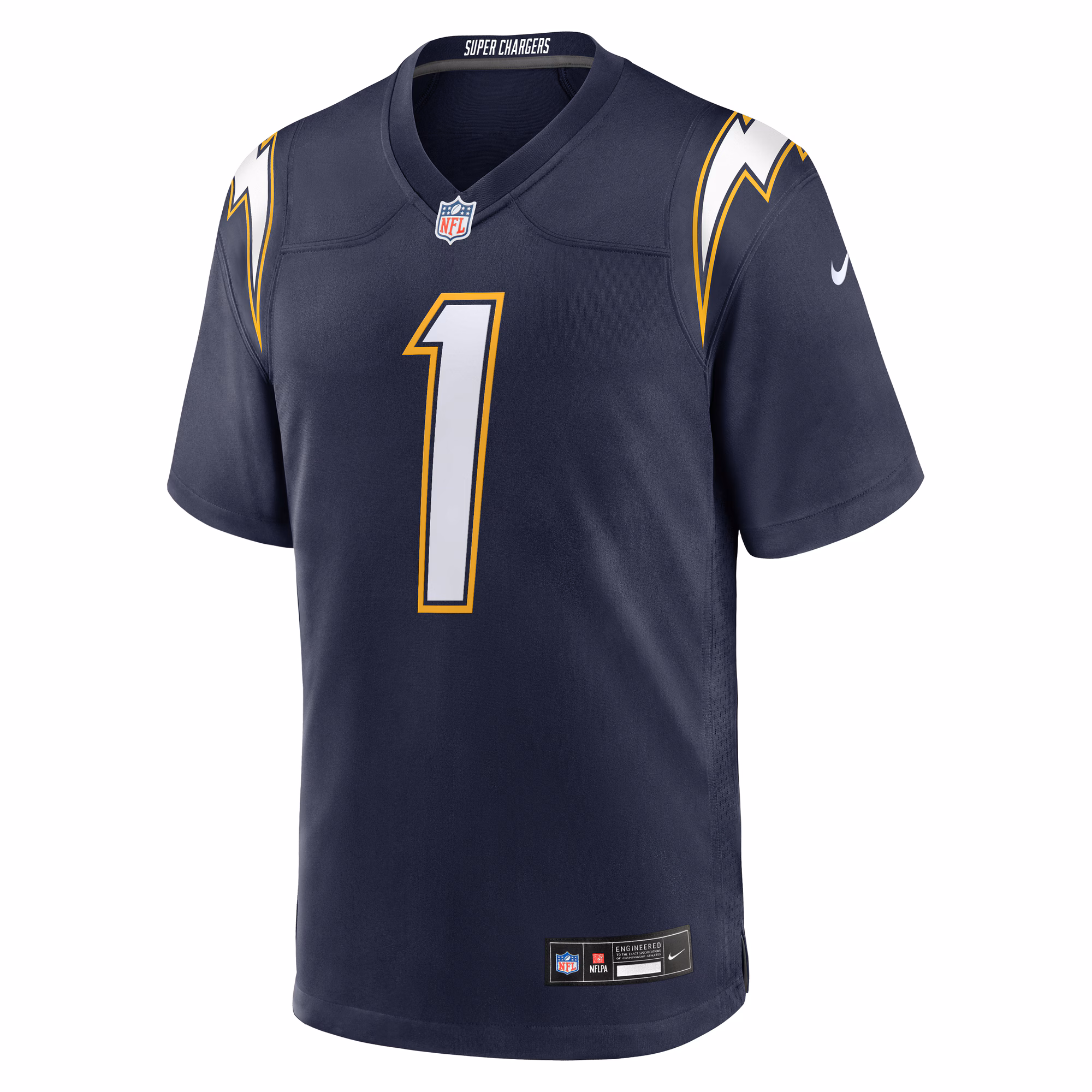 Quentin Johnston Los Angeles Chargers Nike Alternate Super Chargers Game Player Jersey - Navy
