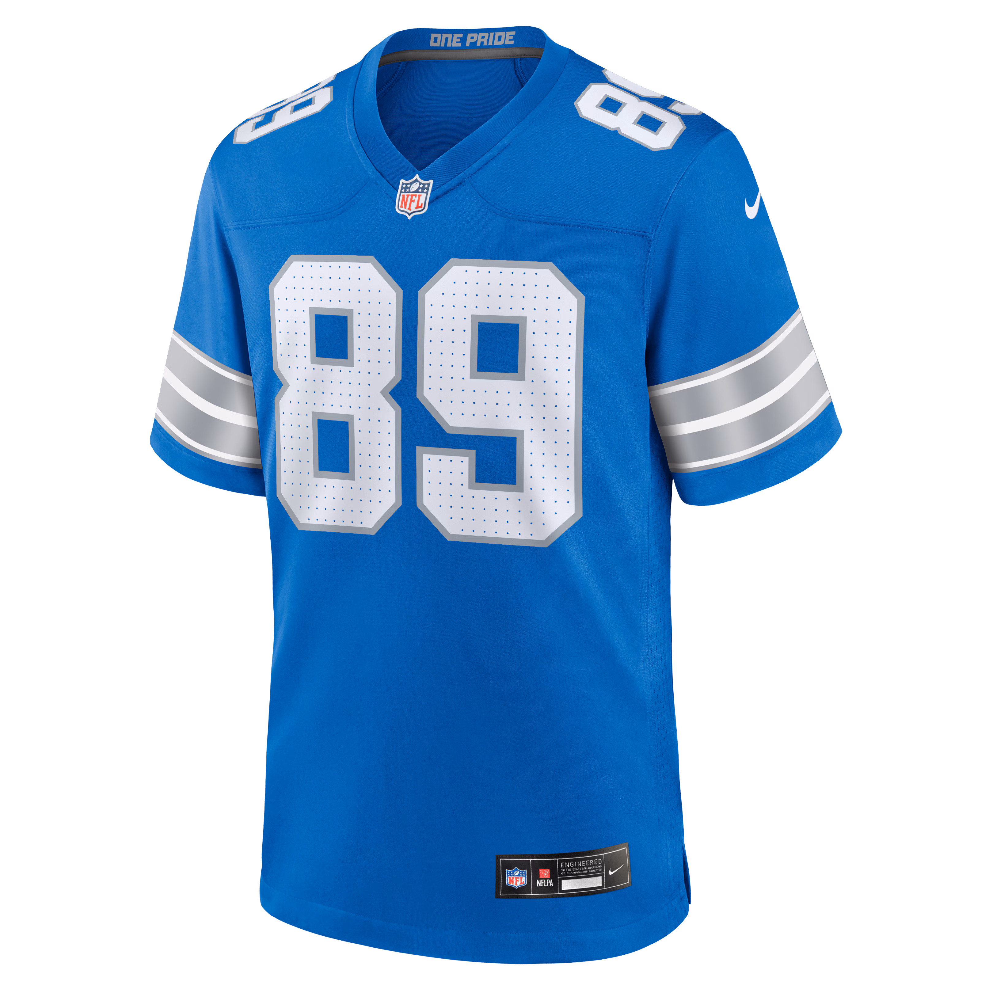 Brock Wright Detroit Lions Nike Team Game Jersey -  Blue