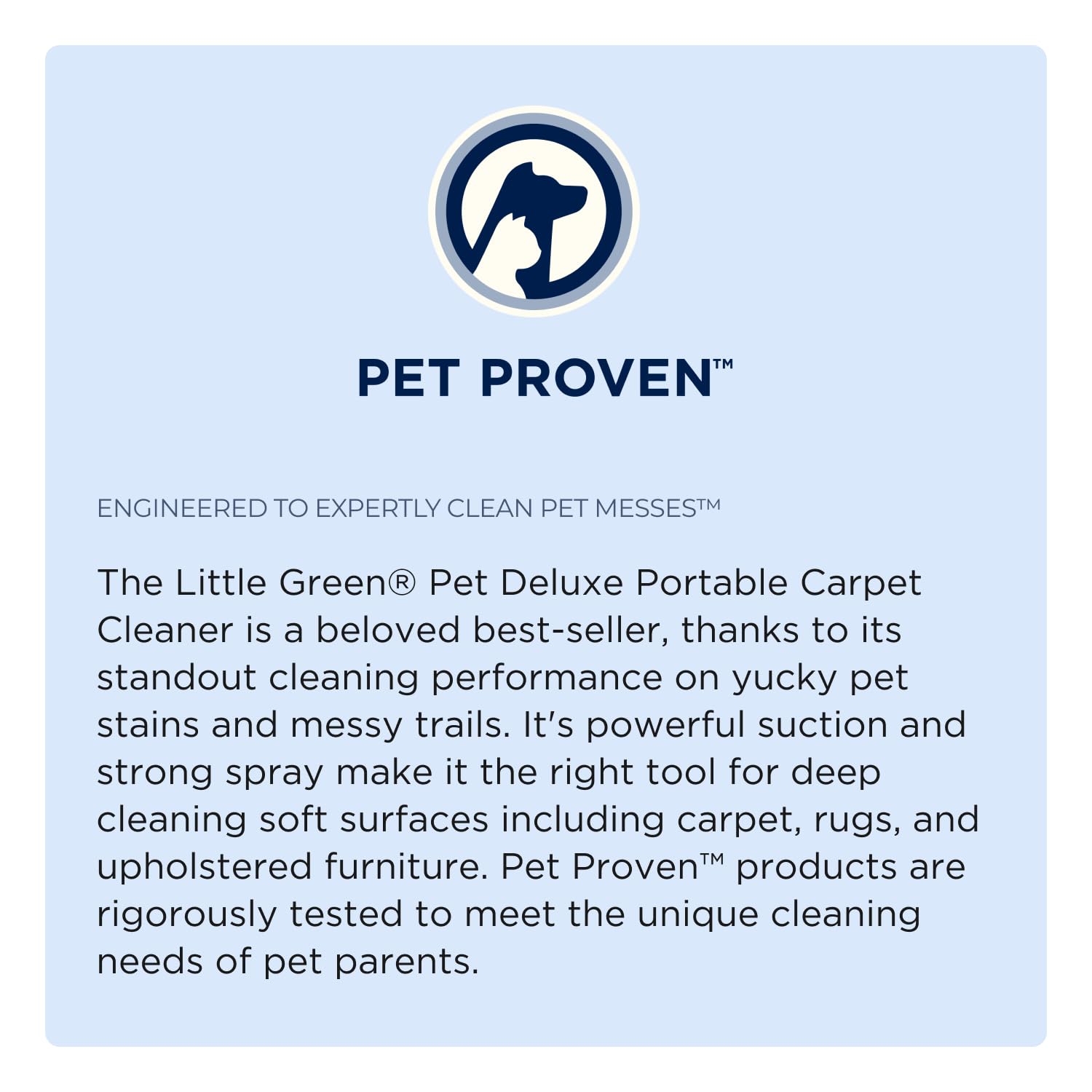 BISSELL Little Green Pet Deluxe Portable Carpet Cleaner