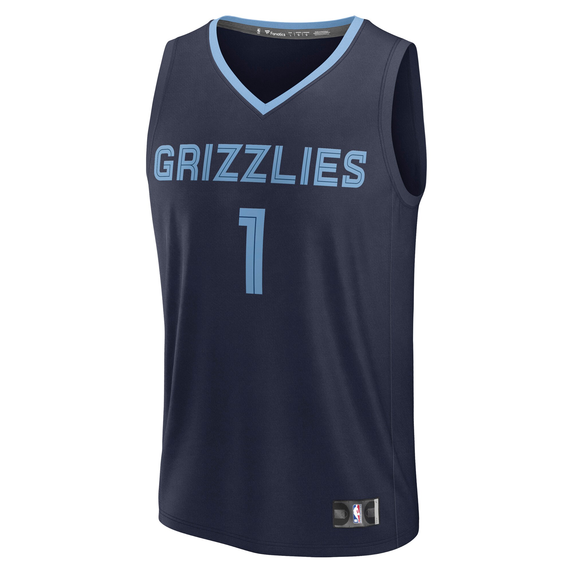 Scotty Pippen Jr. Memphis Grizzlies Fanatics Fast Break Replica Player Jersey - Icon Edition - Navy