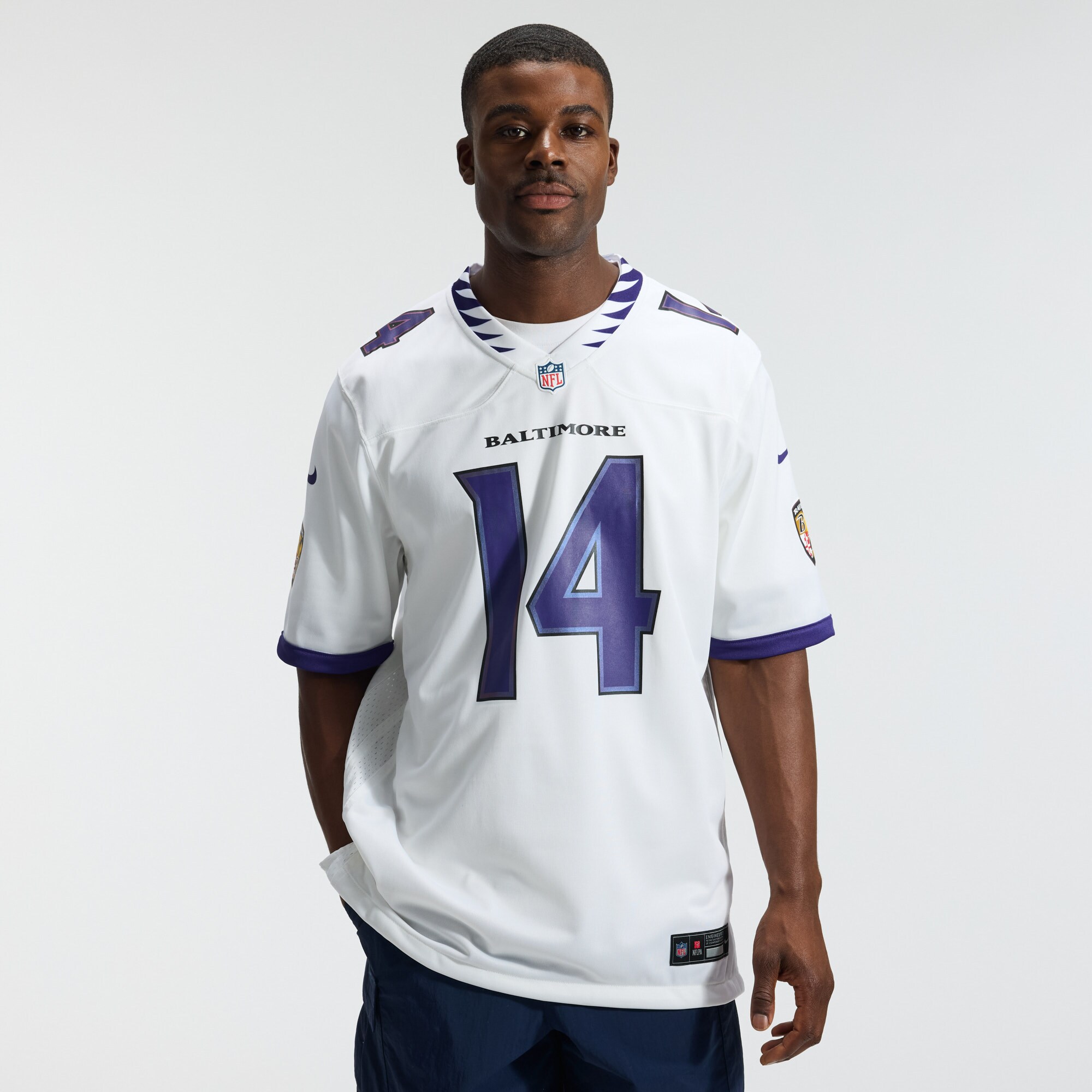 Kyle Hamilton Baltimore Ravens Nike Game Jersey - White