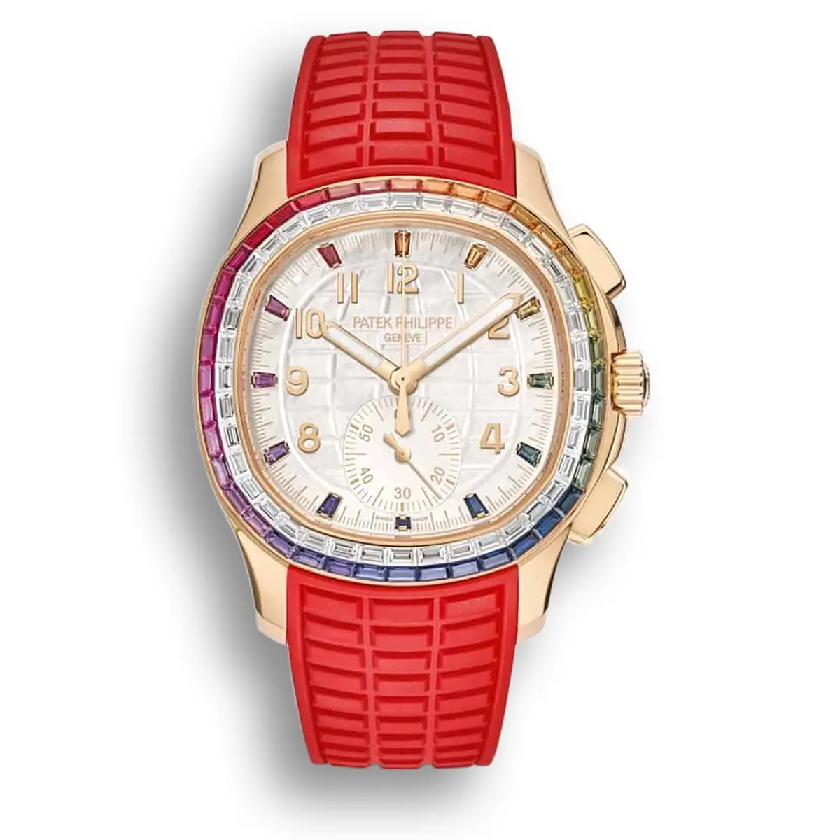 Aquanaut 7968/300R-001 Luce Rainbow chronograph. 39.9 mm,Rose gold