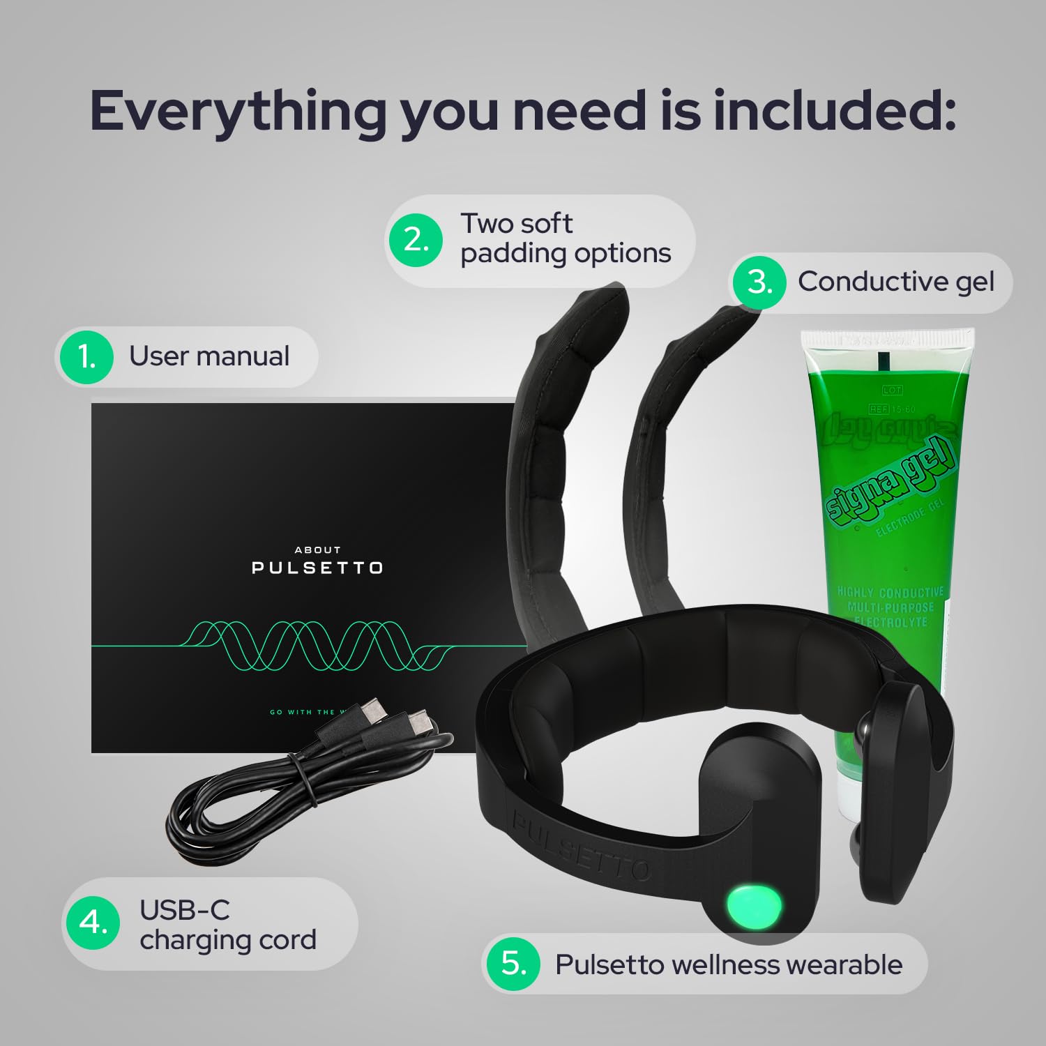 PULSETTO FIT (V2) Wellness Wearable - Relaxation & Sleep Device