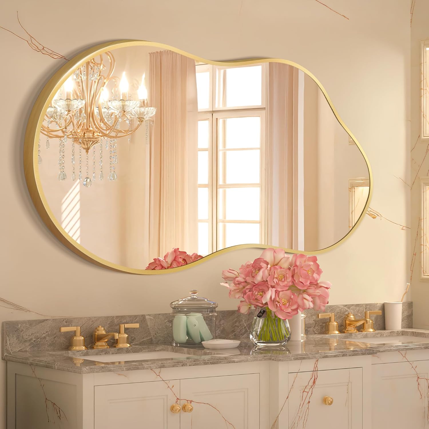 Dorlicecass Irregular Wall Mirror - Wall Mirrors Decorative 24