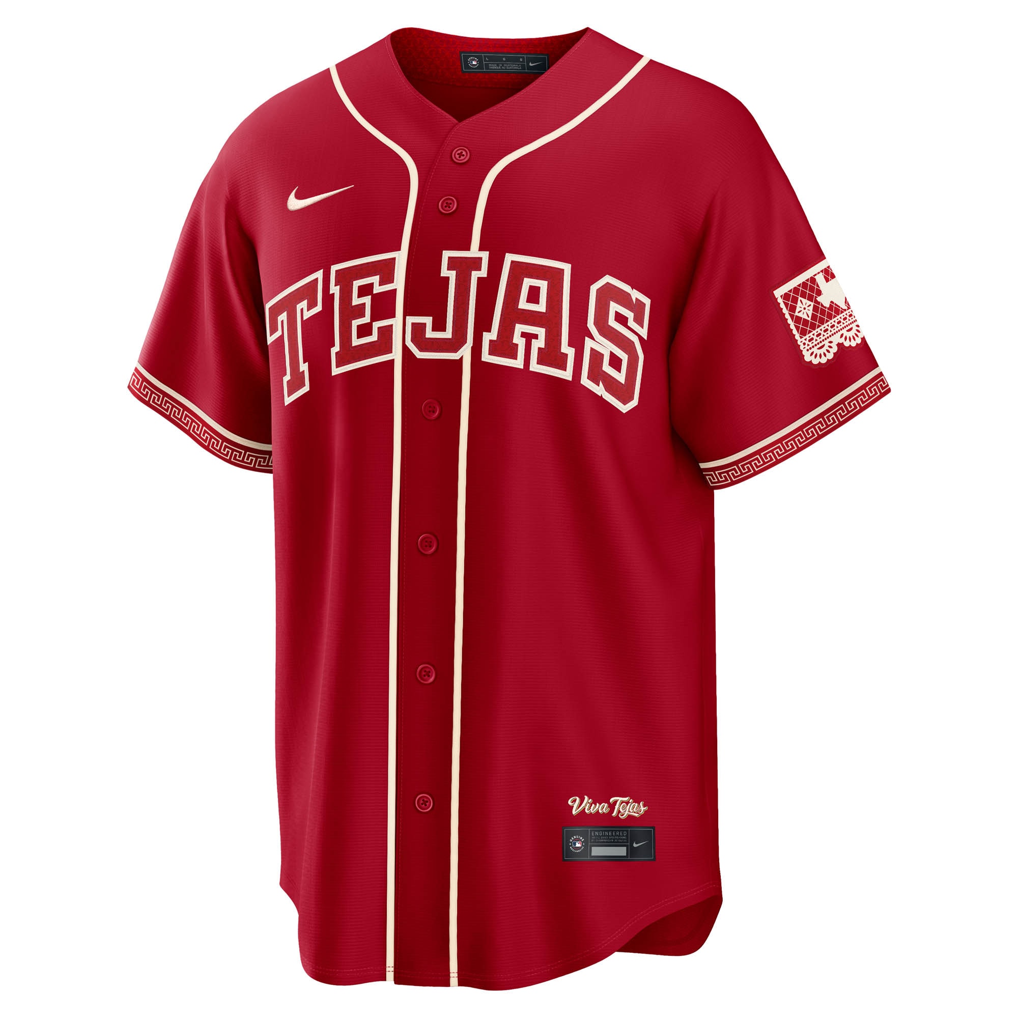Ezequiel Duran Texas Rangers Nike 2026 City Connect Stadium Jersey - Red