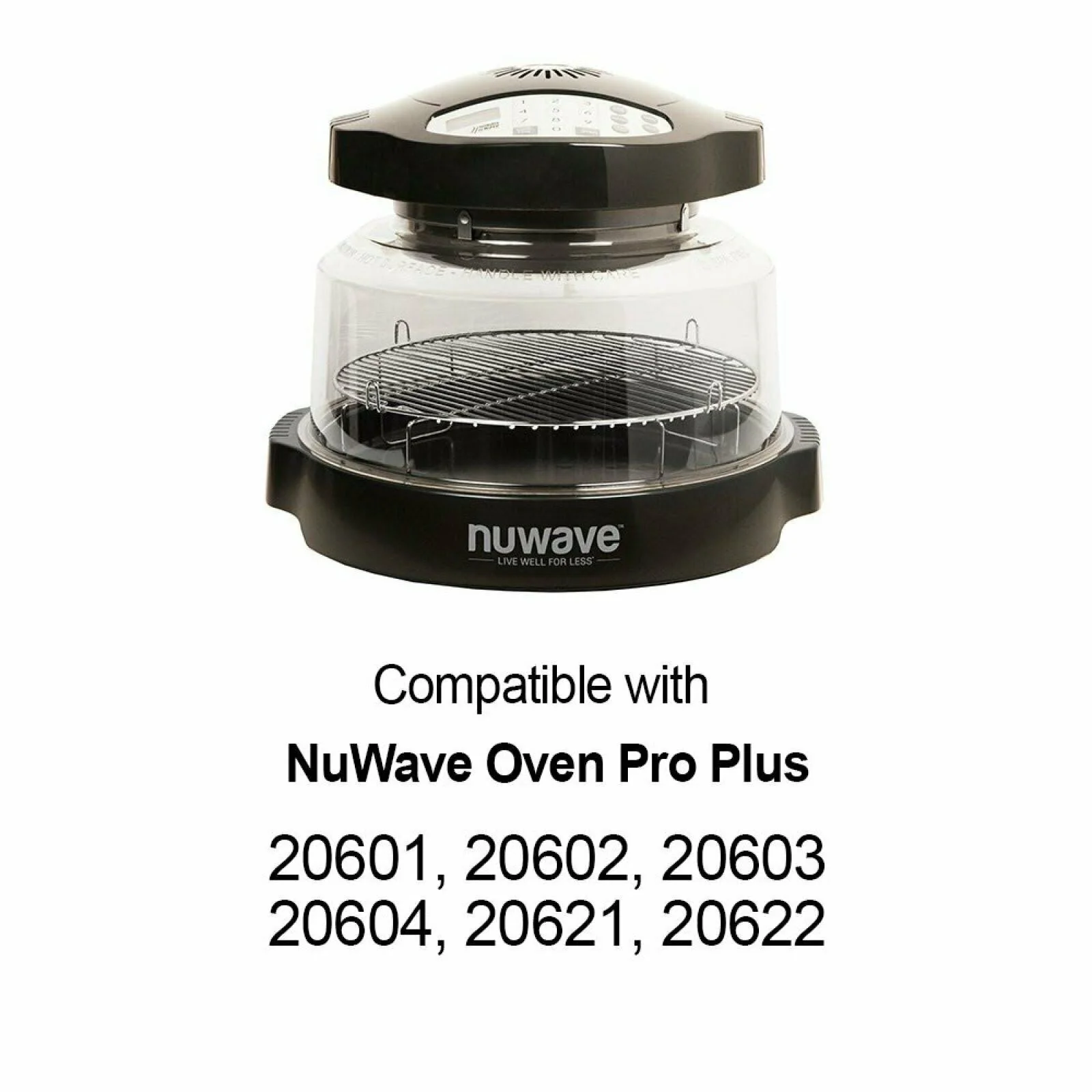 NuWave Oven Pro Plus Replacement Dome – Durable Polycarbonate, Dishwasher Safe, Genuine Manufacturer Part