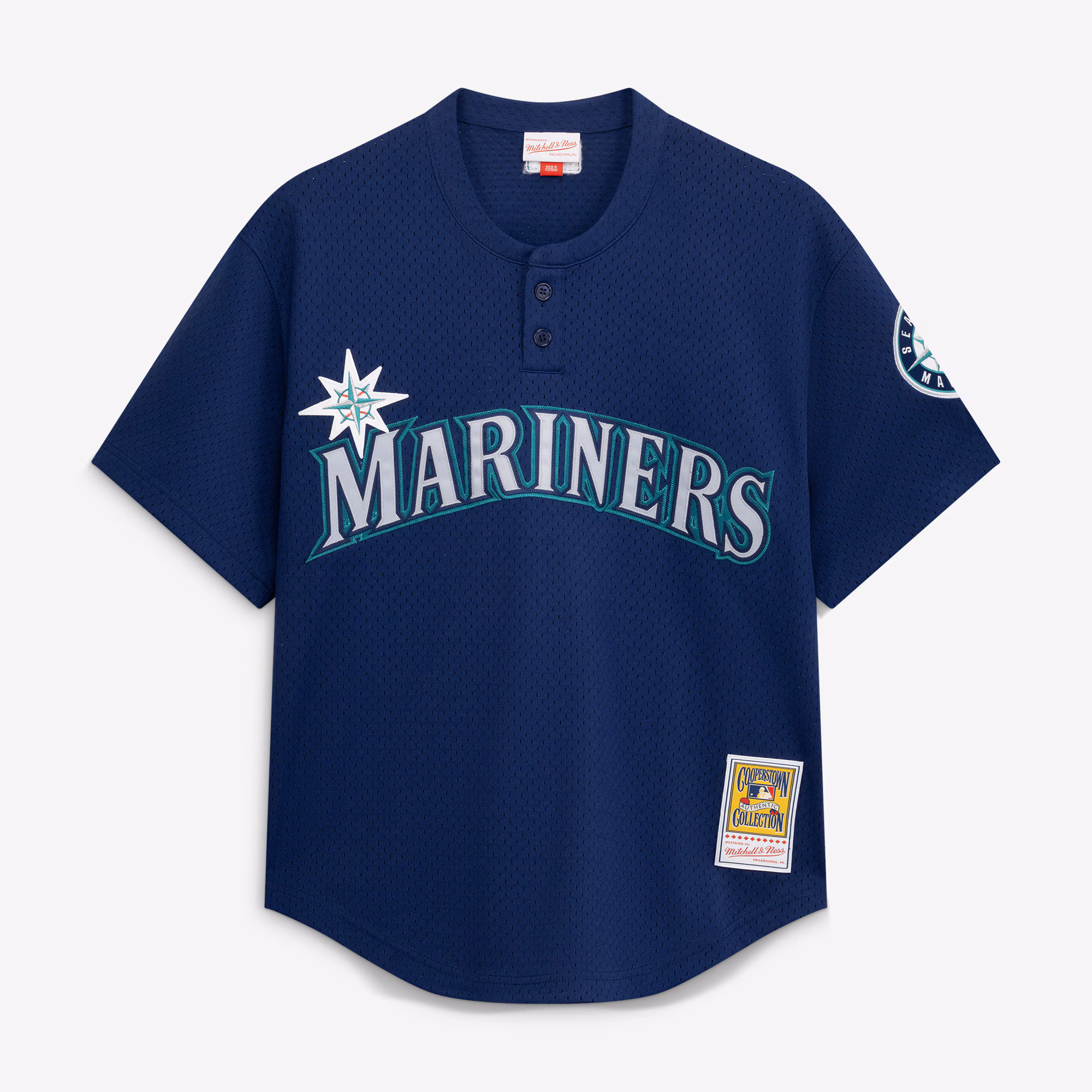 Ichiro Suzuki Seattle Mariners Mitchell & Ness Authentic Batting Practice Jersey - Navy
