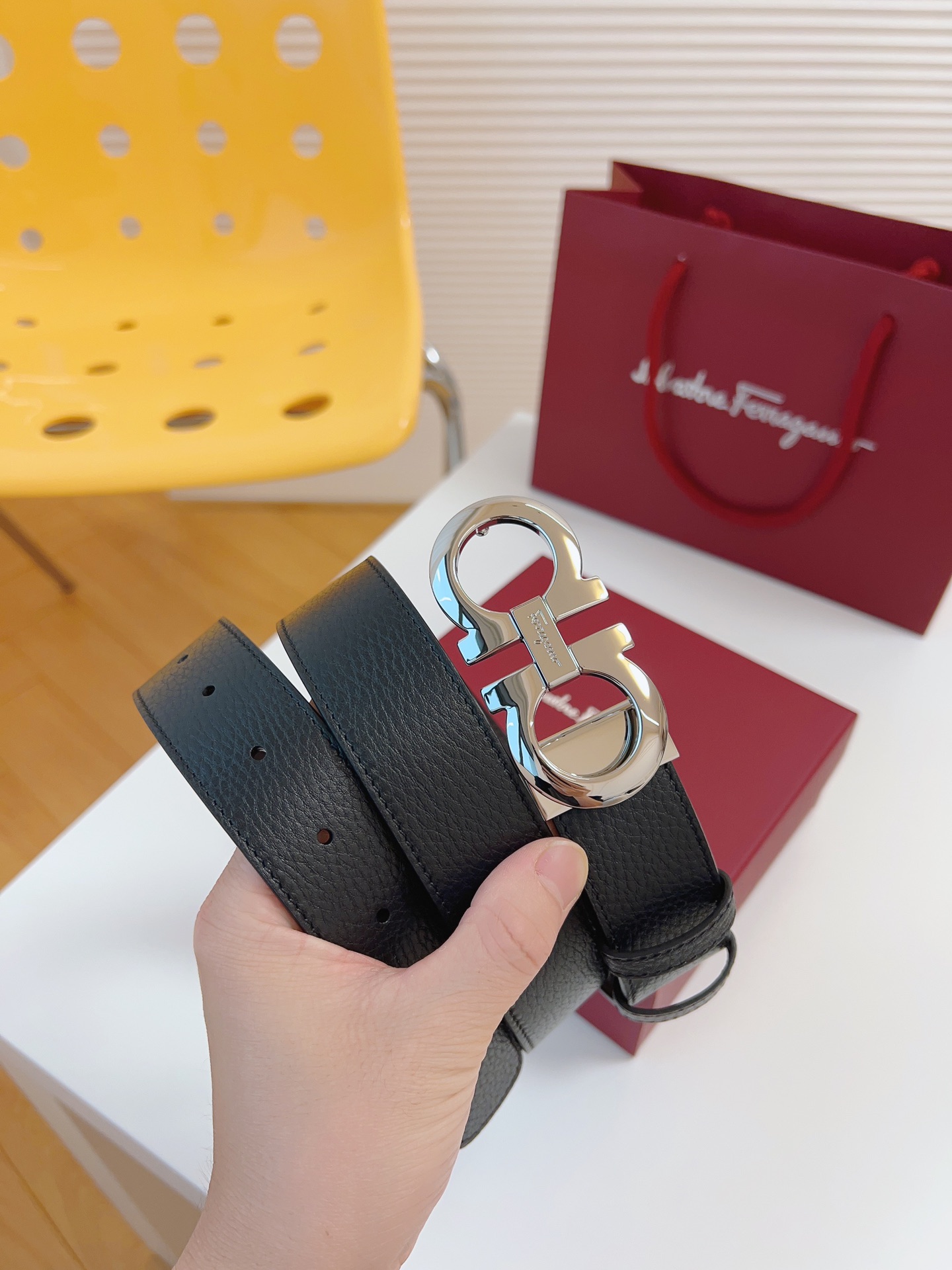 Ferragamo belt-131