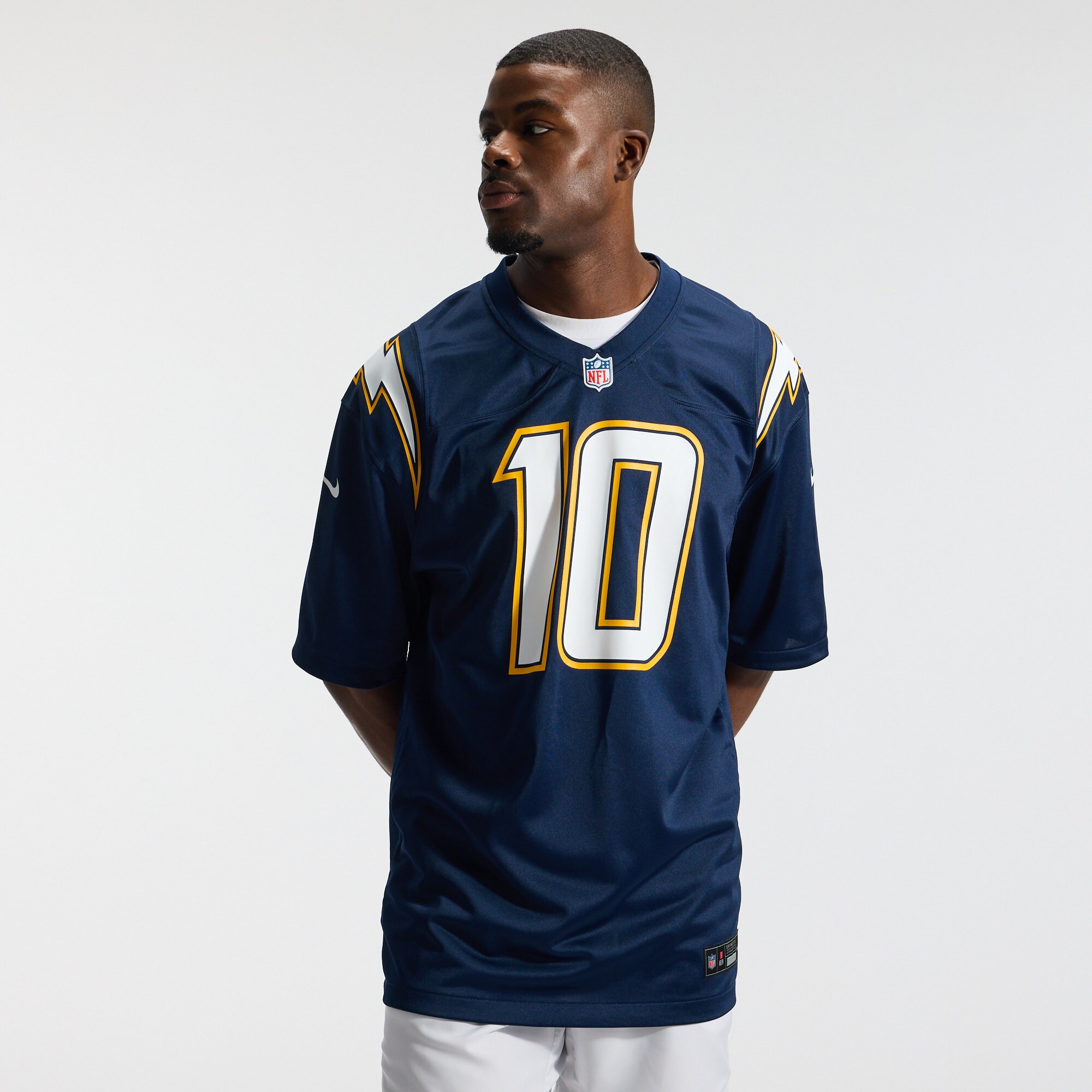 Justin Herbert Los Angeles Chargers Nike Alternate Super Chargers Game Player Jersey - Navy