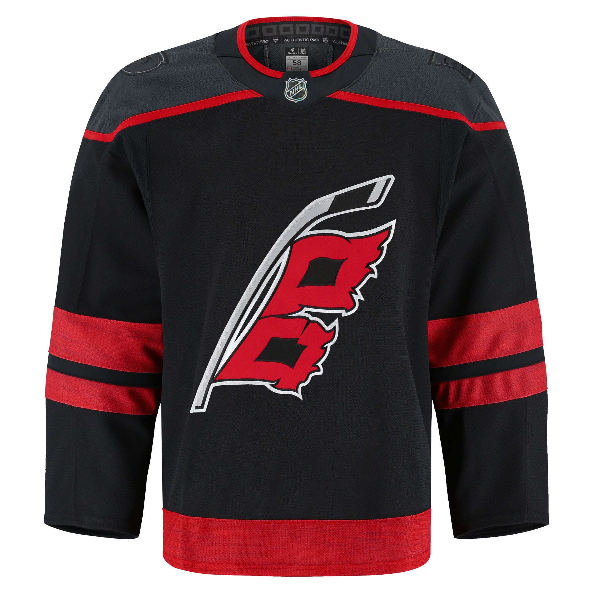 Carolina Hurricanes Fanatics Home Authentic Pro Jersey - Black