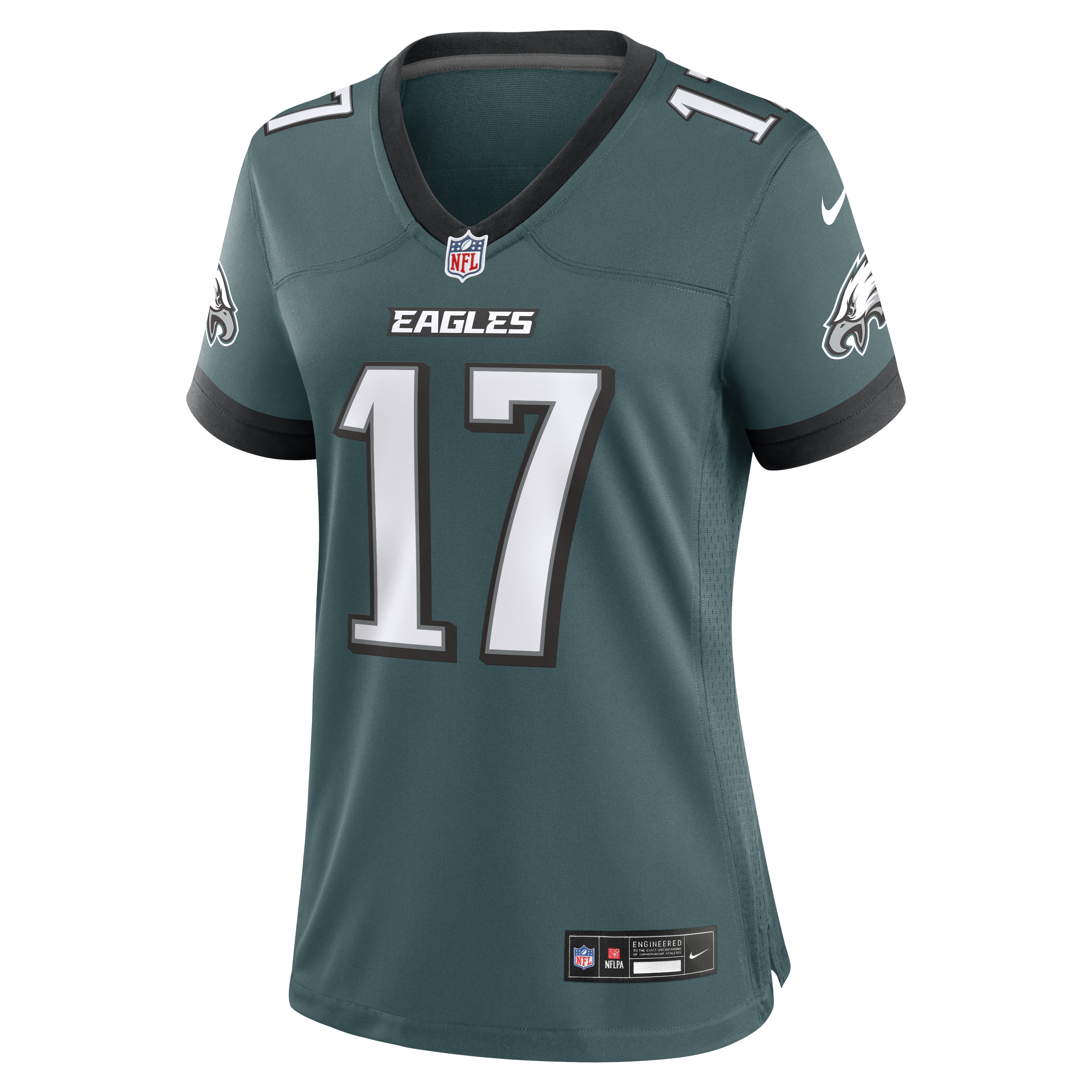 Arnold Ebiketie Philadelphia Eagles Nike Women's Team Game Jersey -  Midnight Green