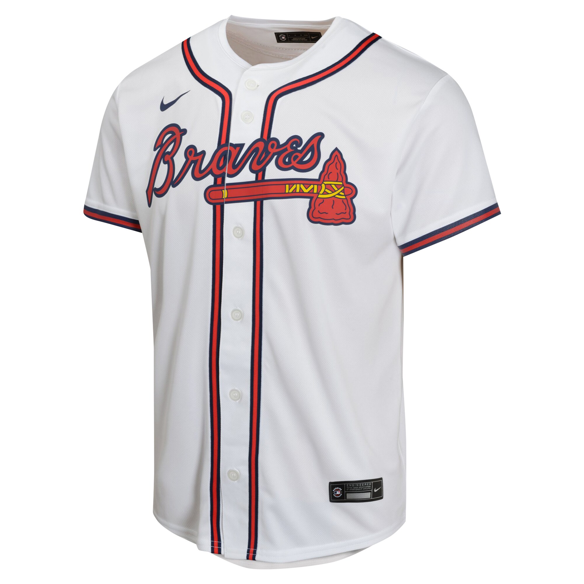 Ronald Acuña Jr. Atlanta Braves Nike Youth Home Game Player Jersey - White