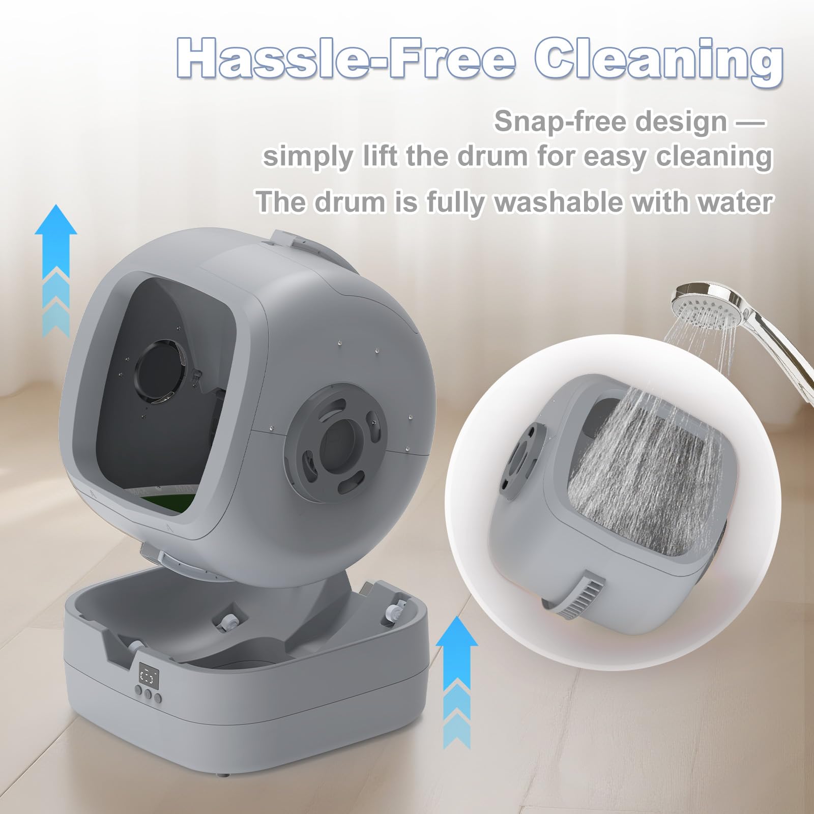 UPFAS Automatic Self-Cleaning Cat Litter Box - APP Control
