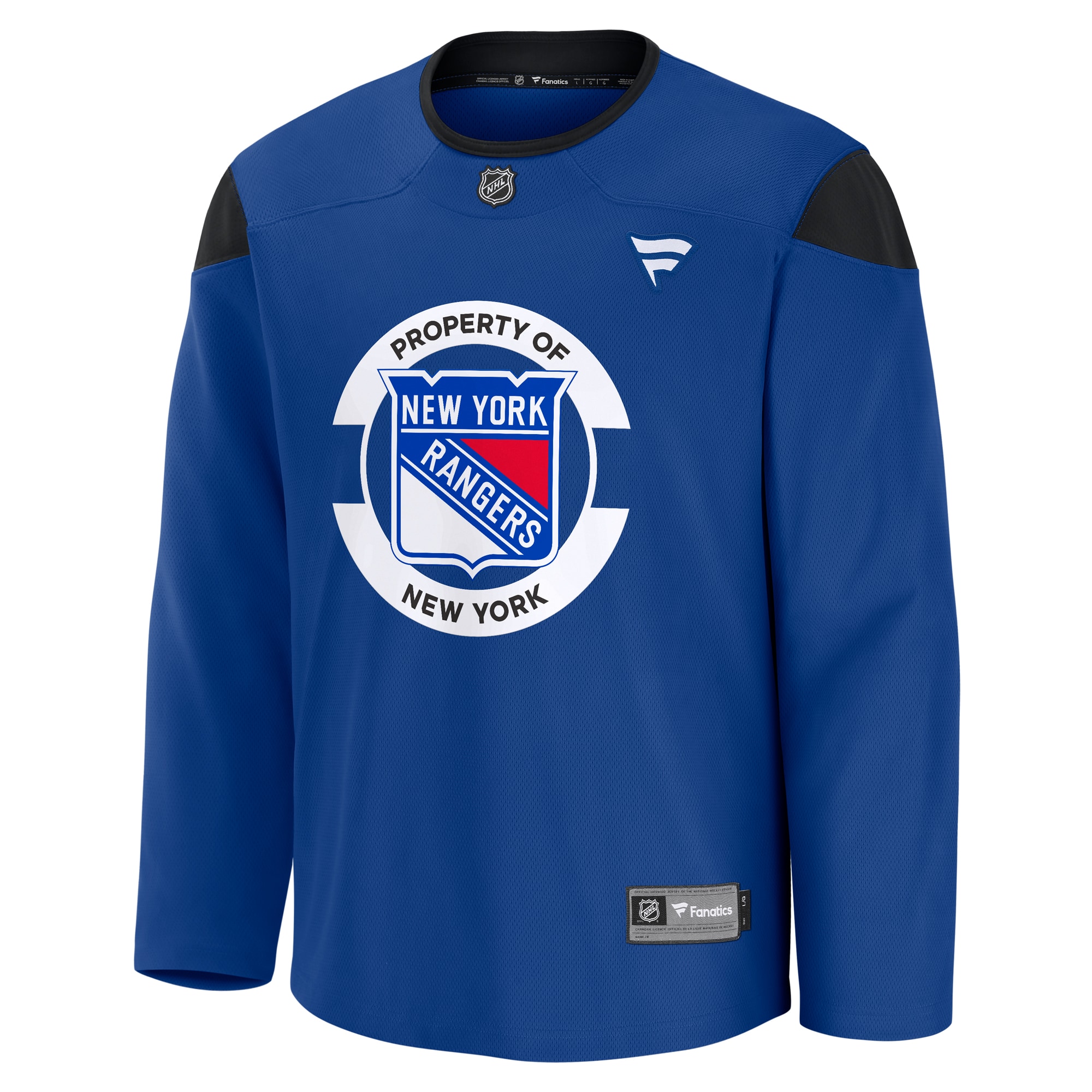 New York Rangers Fanatics Practice Jersey - Blue