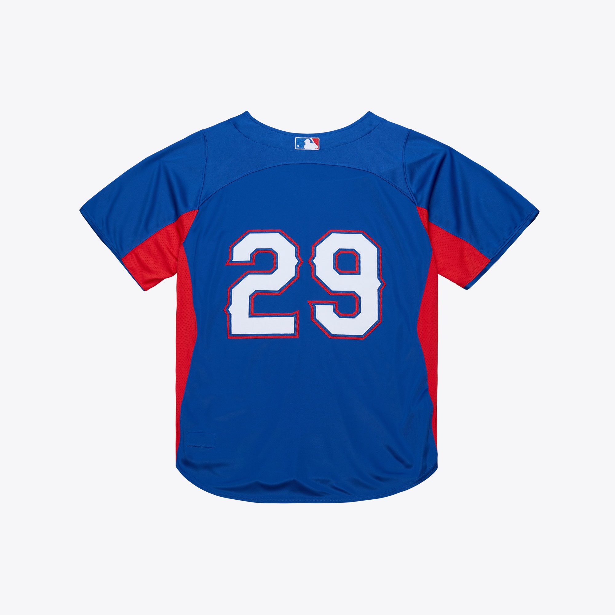 Adrian Beltre Texas Rangers Mitchell & Ness Cooperstown Mesh Batting Practice Button-Up Jersey - Royal
