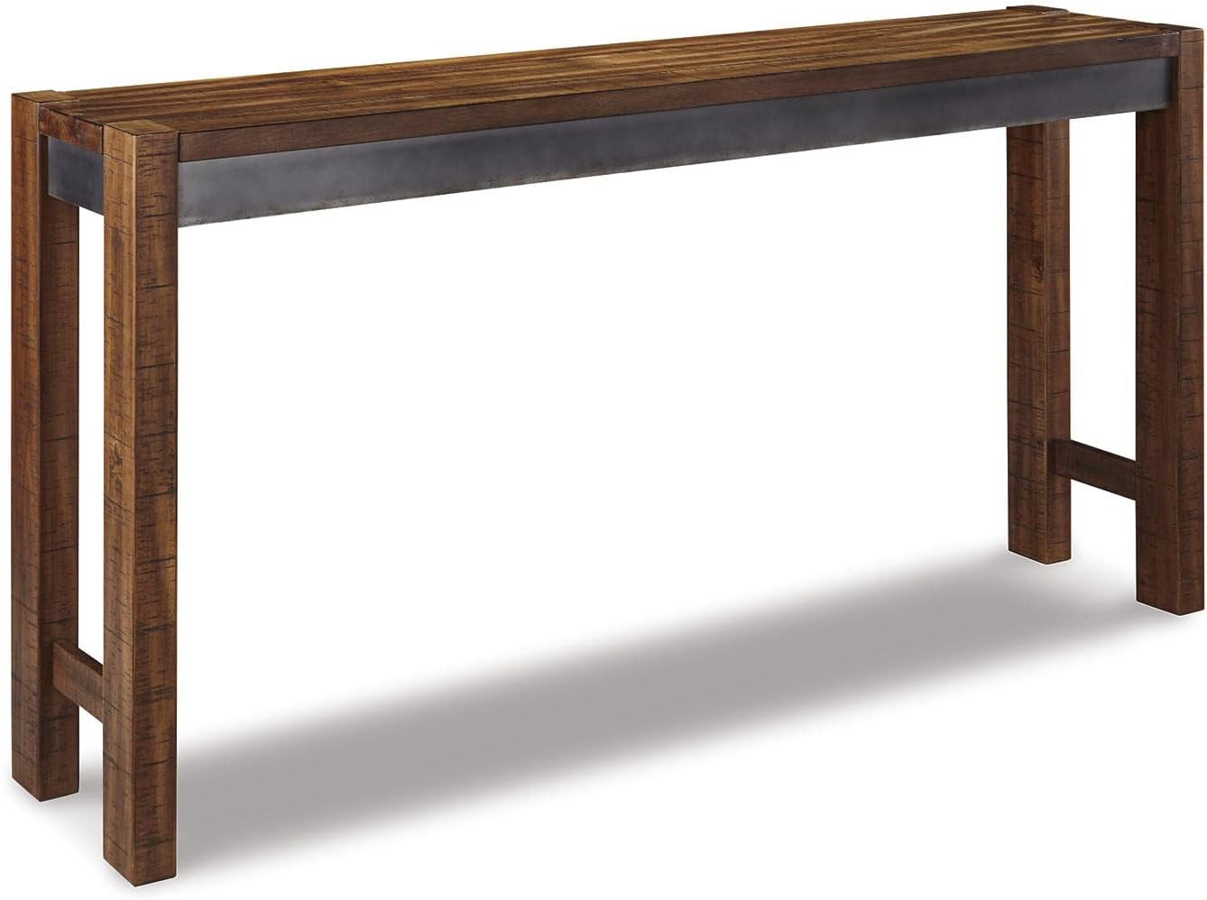 Signature Design by Ashley Furniture Torjin Long Counter Height Table, Seats up to 3, Wood, 72.13