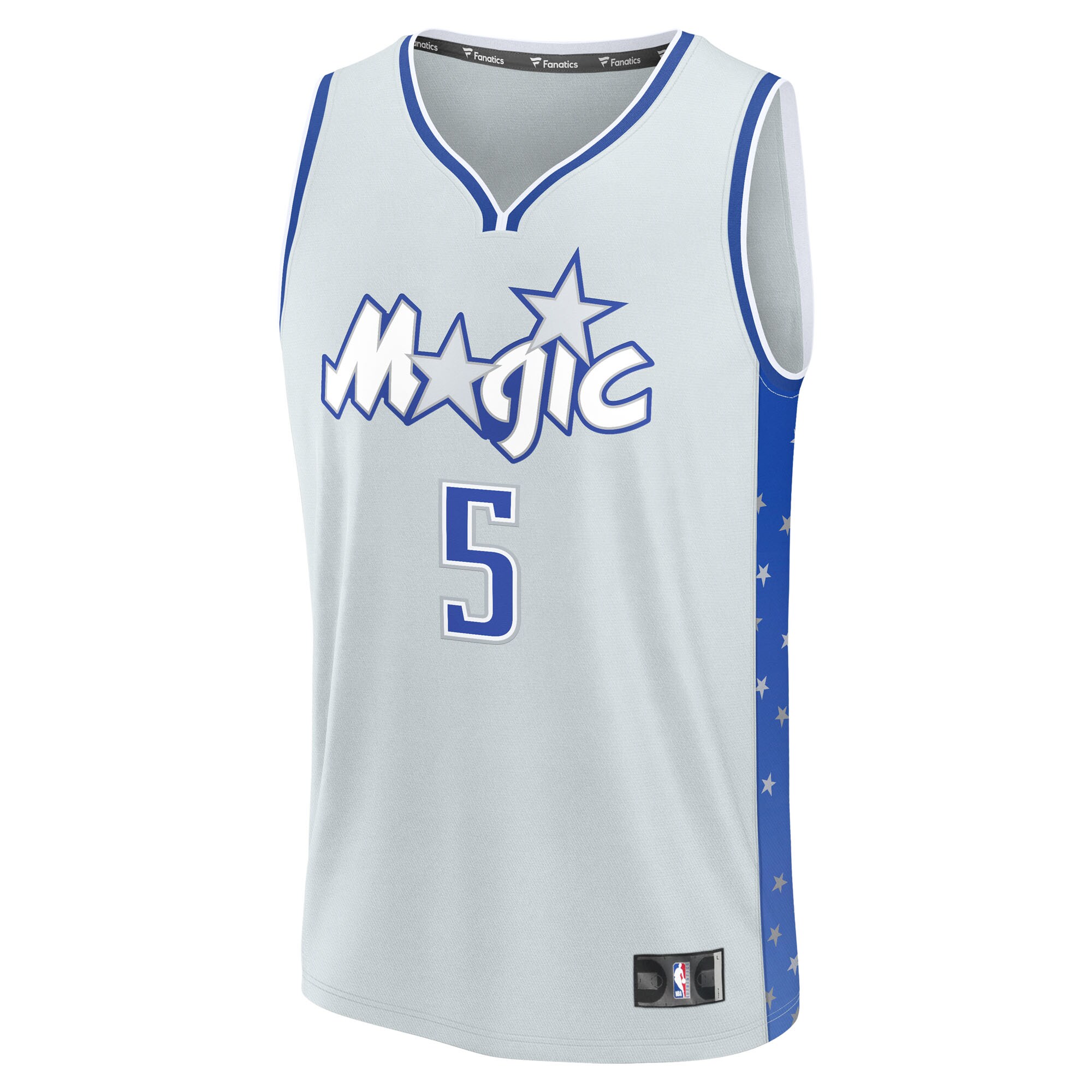 Paolo Banchero Orlando Magic Fanatics 2025/26 City Edition Fast Break Jersey - Silver