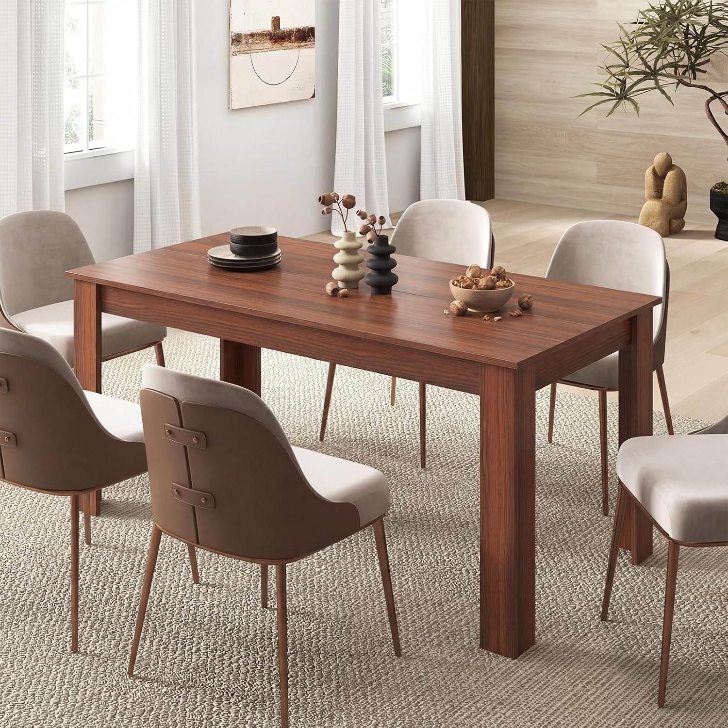 Giantex Dining Table for 4-6, 63