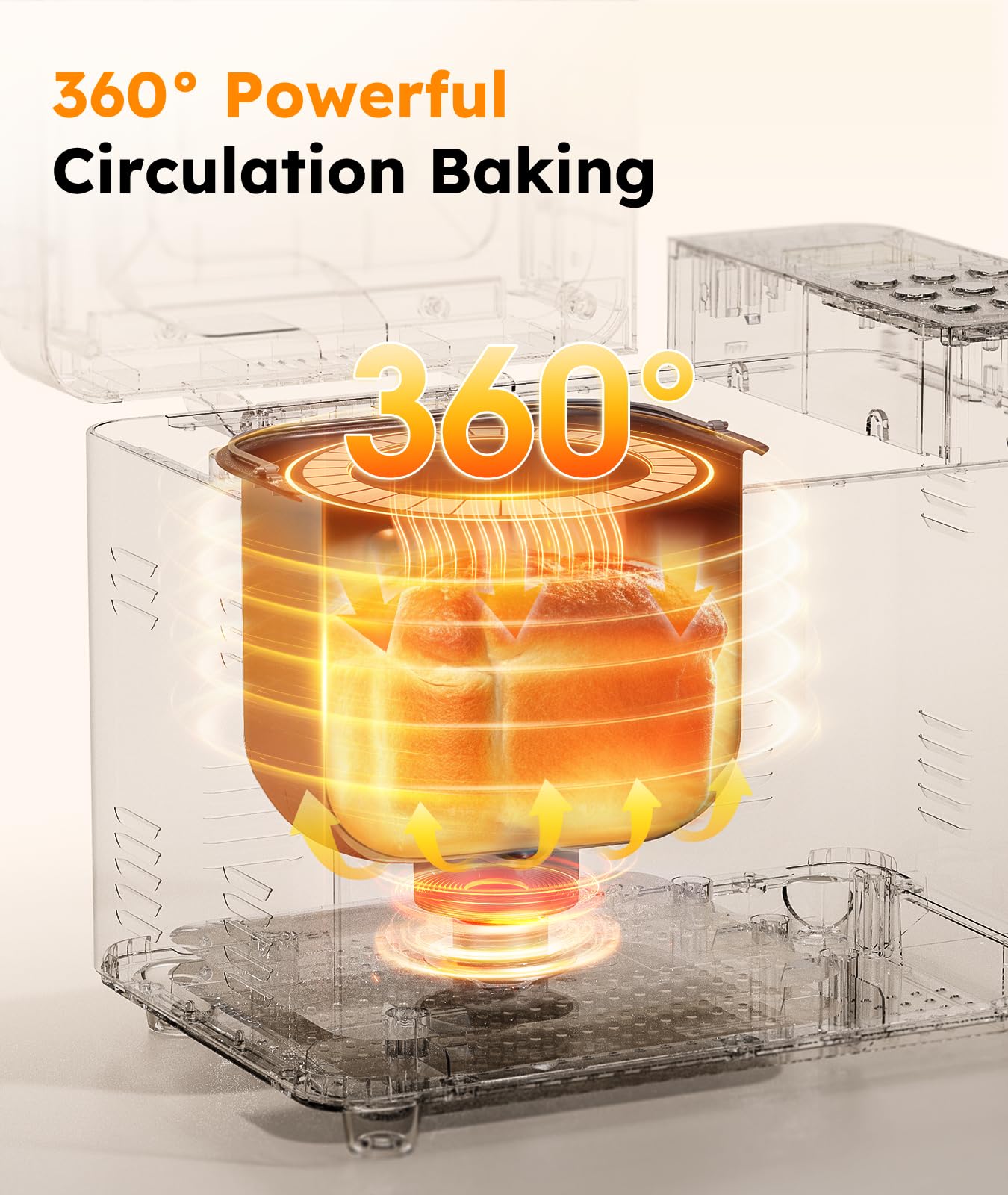 OSIPOTO 2LB Automatic Bread Maker Machine with Timer