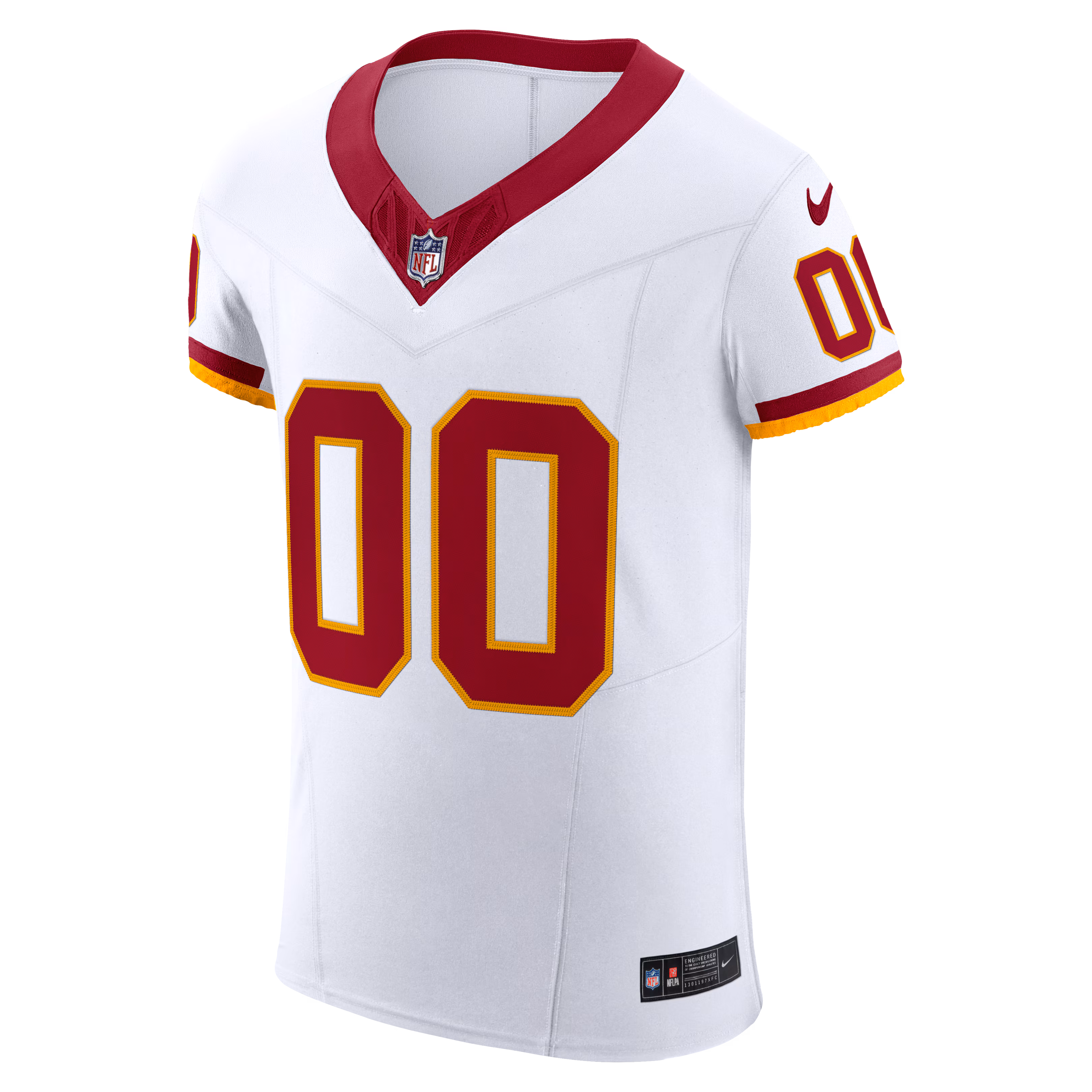 Washington Commanders Nike Vapor F.U.S.E. Elite Custom Jersey - White