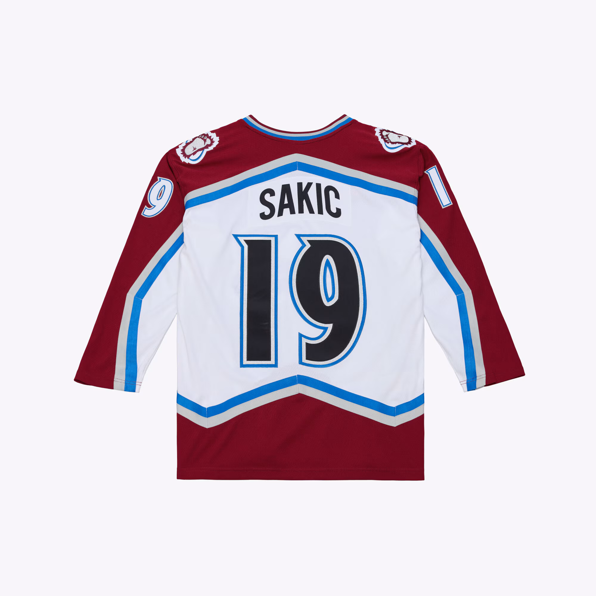 Joe Sakic Colorado Avalanche Mitchell & Ness 1995 Power Play Jersey - White