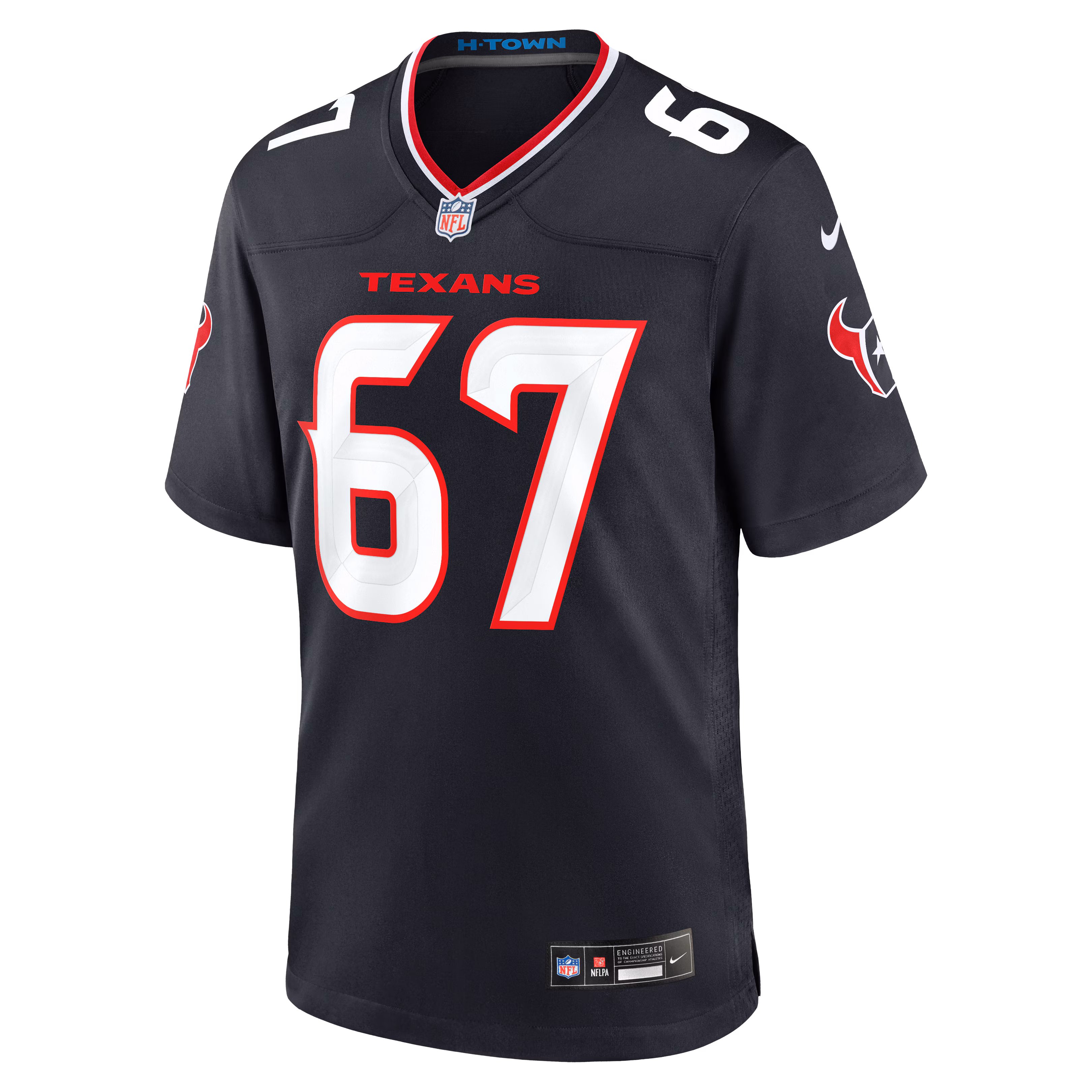 Evan Brown Houston Texans Nike Team Game Jersey -  Navy