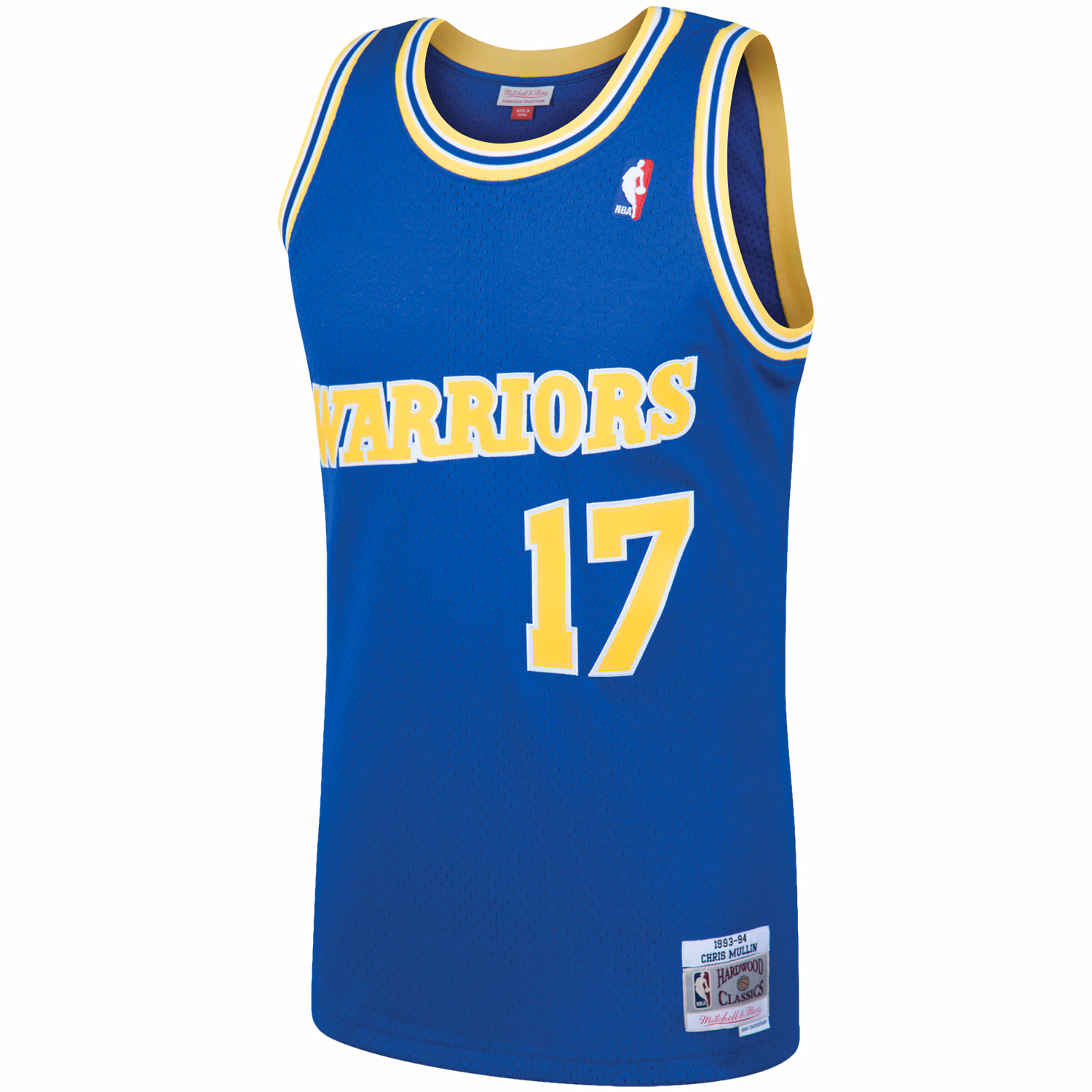 Chris Mullin Golden State Warriors Mitchell & Ness 1993/94 Hardwood Classics Swingman Jersey - Royal