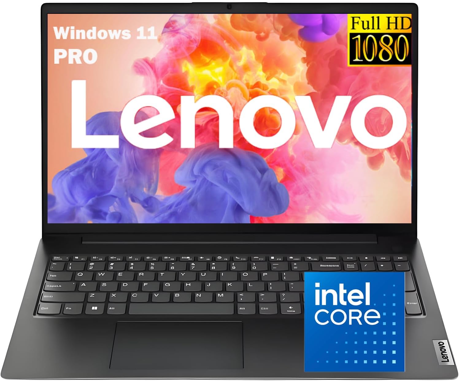 Lenovo 2026 Business Laptop with MS 365 for The Web, Intel Powerful Processor, 16GB DDR5, 256GB SSD, 15.6