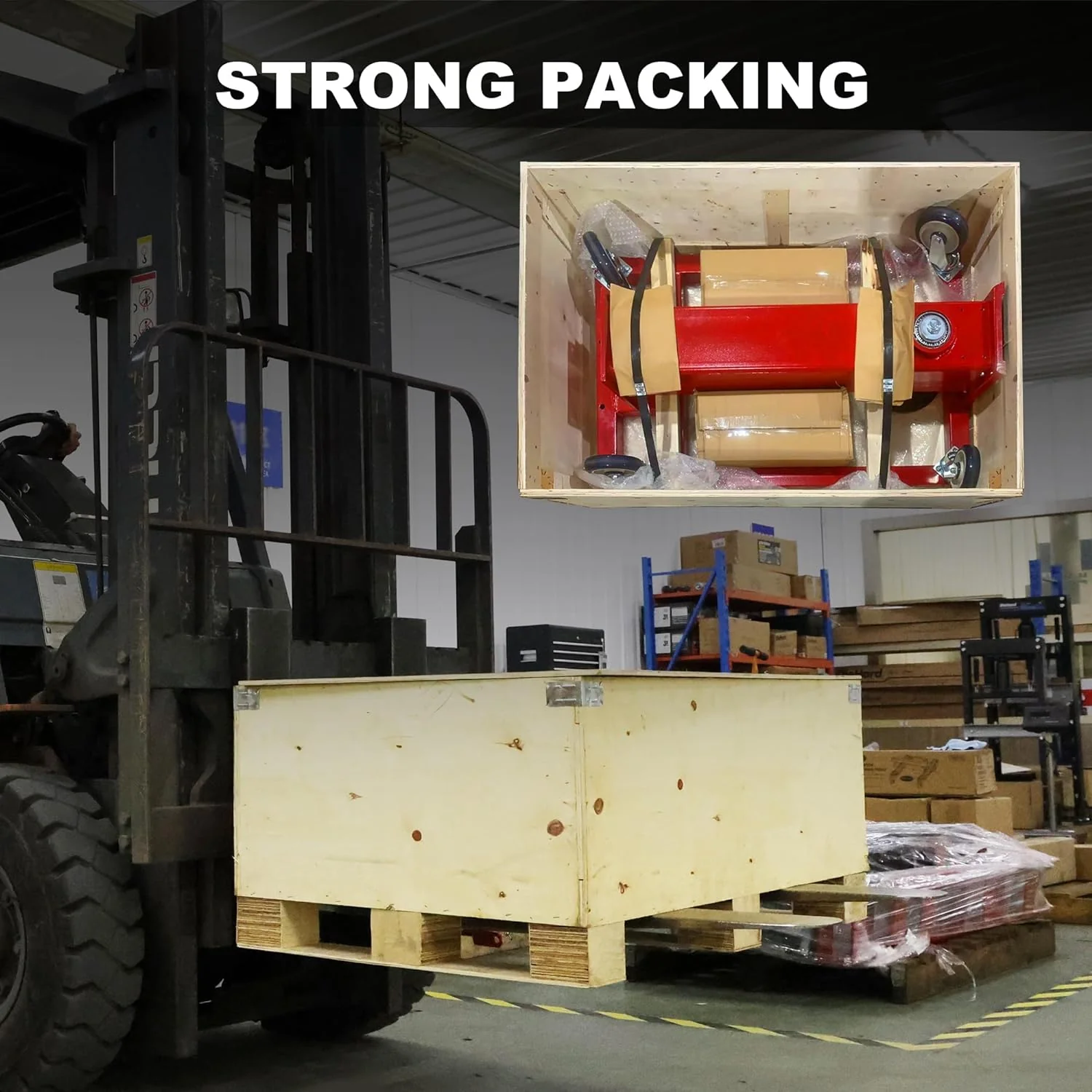 Rotating Engine Stand: Removable Oil Pan and Magnetic Tray, Turbine Turntable, 2 Brake Caster Lockable Wheels, 1,000 Lbs Capacity