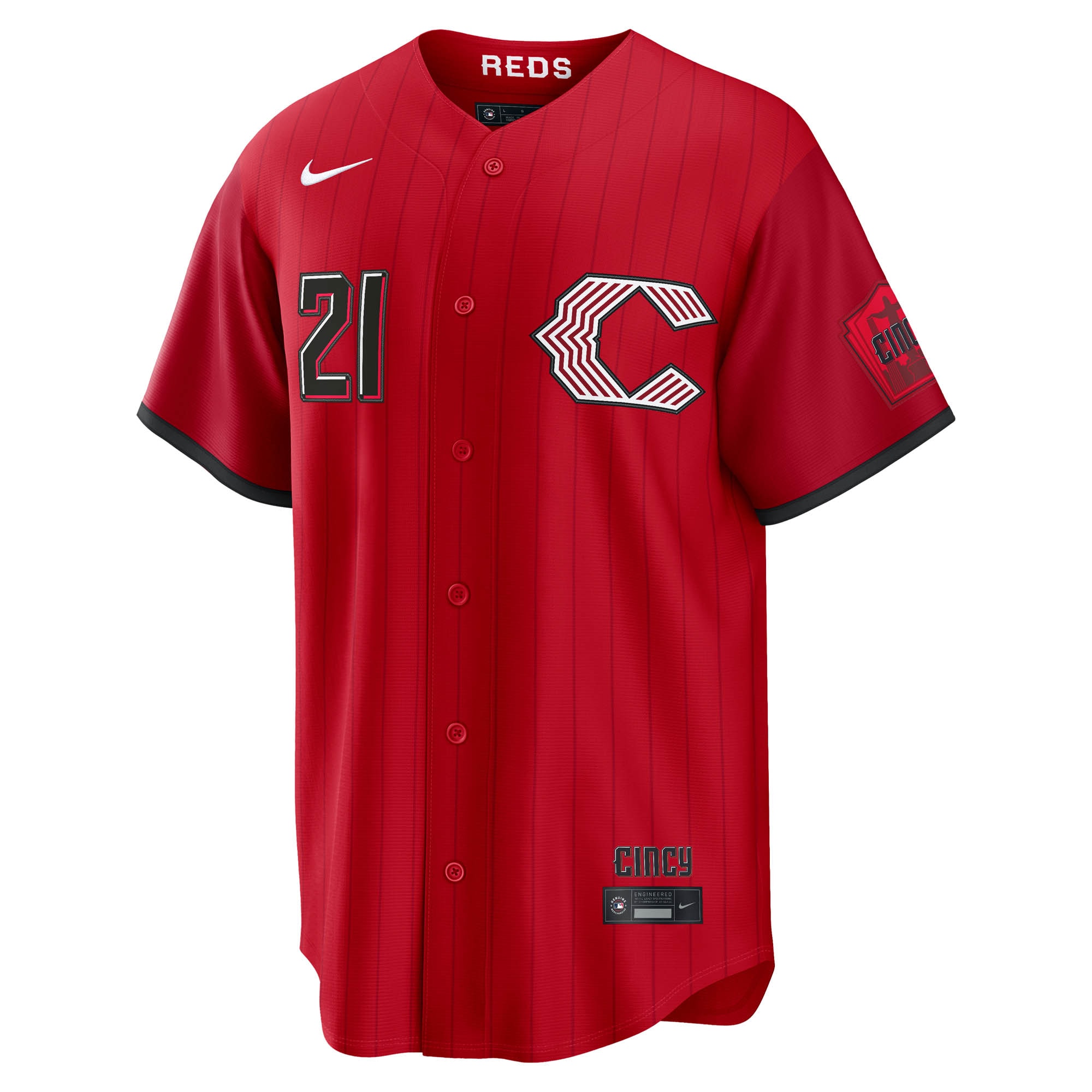 Hunter Greene Cincinnati Reds Nike 2026 City Connect Stadium Jersey - Red