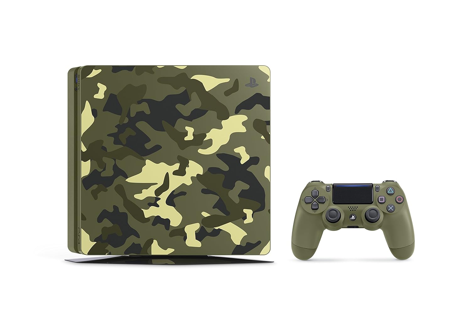 PlayStation 4 Slim 1TB Limited Edition Console - Call of Duty WWII Bundle Discontinued (Renewed)
