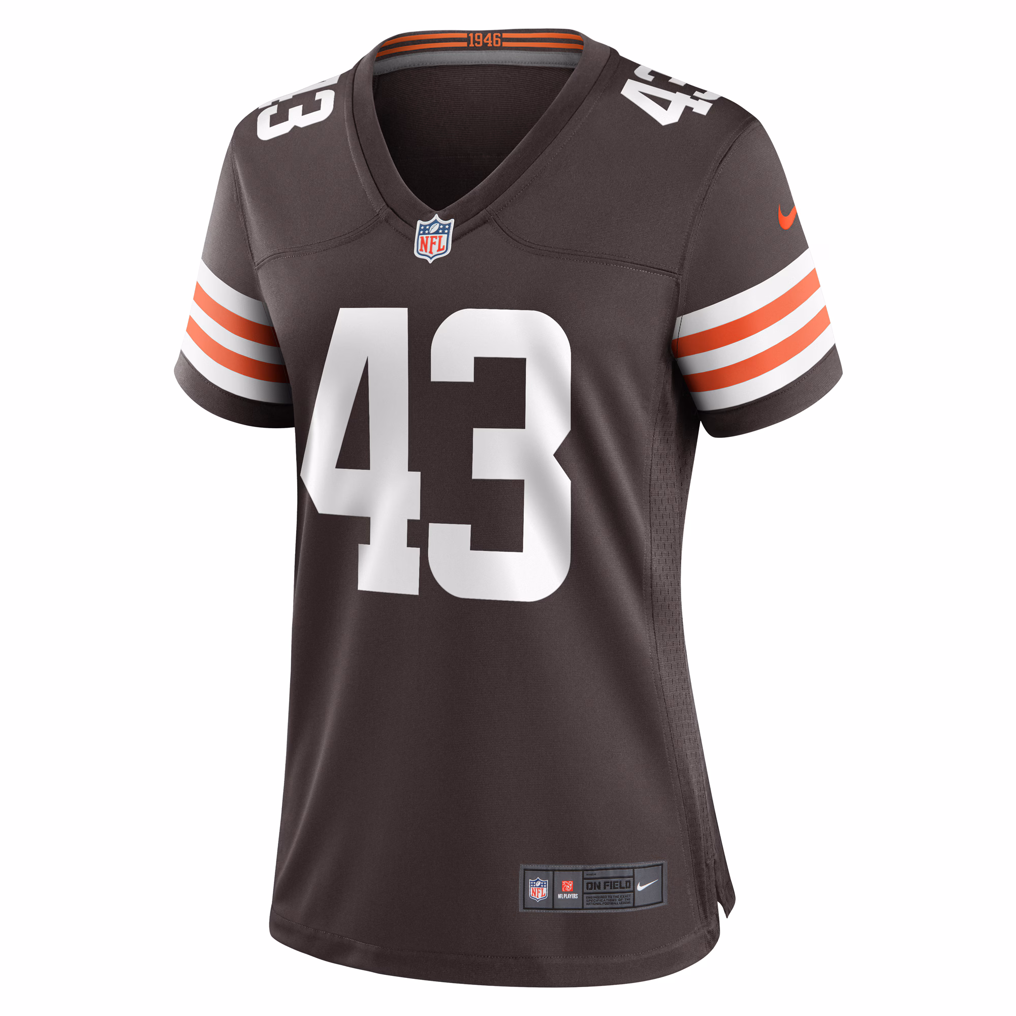 Mohamoud Diabate Cleveland Browns Nike Women's Team Game Jersey -  Brown