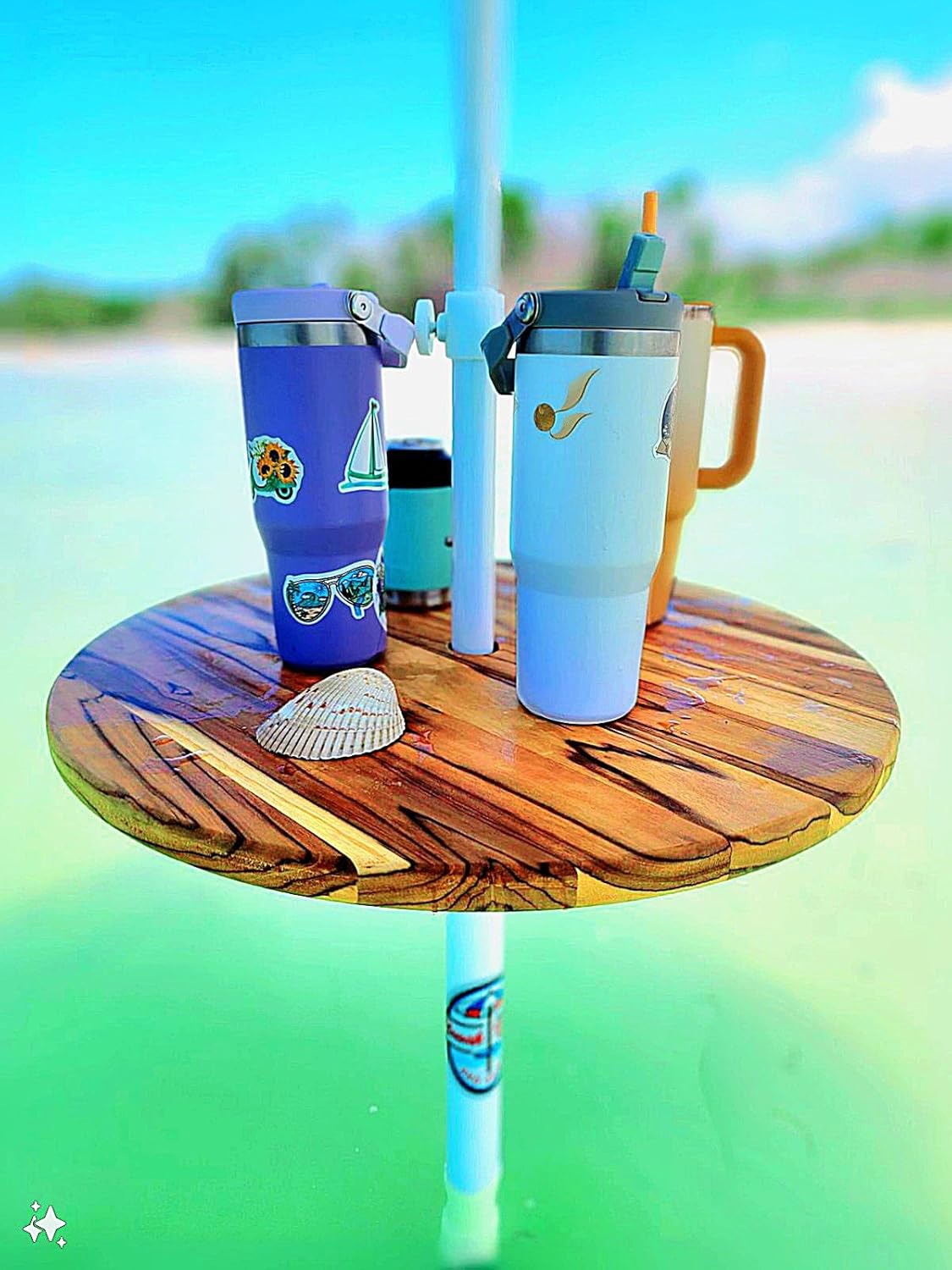 – Premium Portable Beach Umbrella Table System – 24