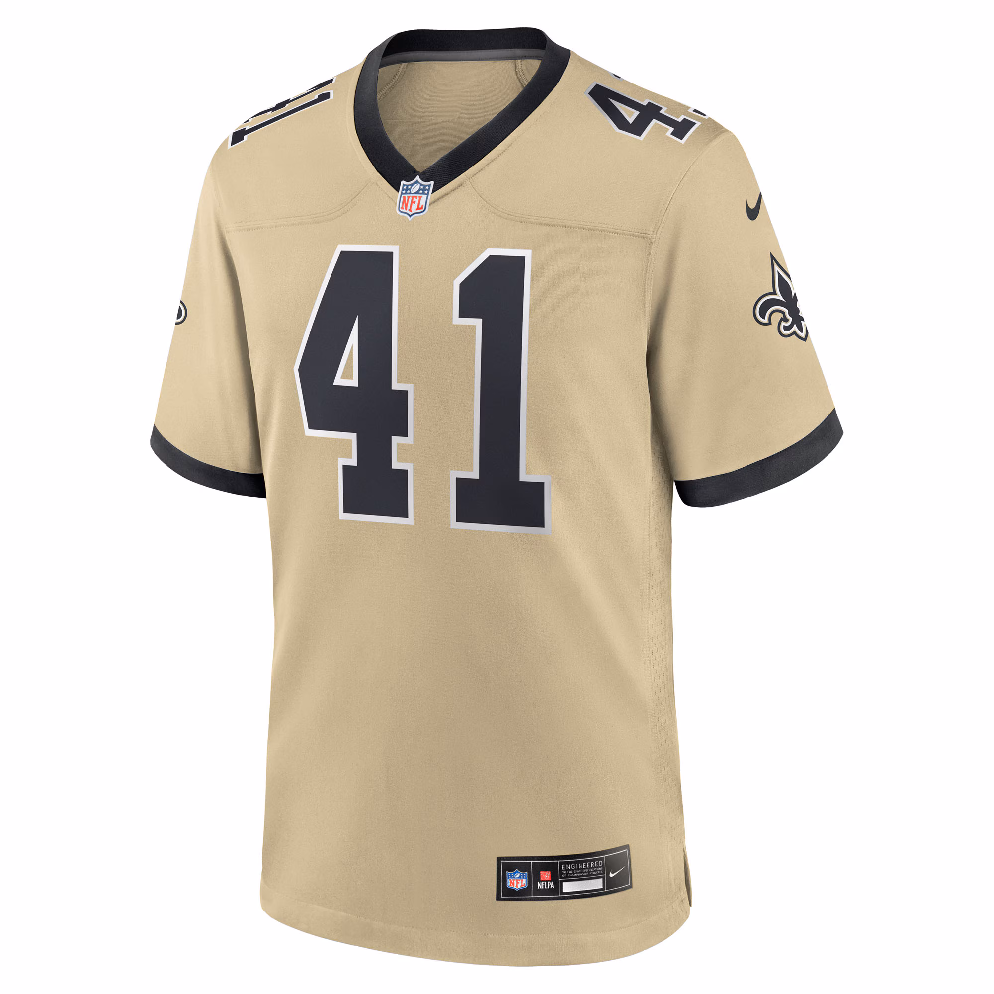 Alvin Kamara New Orleans Saints Nike Youth Gameday Golds Alternate Game Player Jersey - Gold