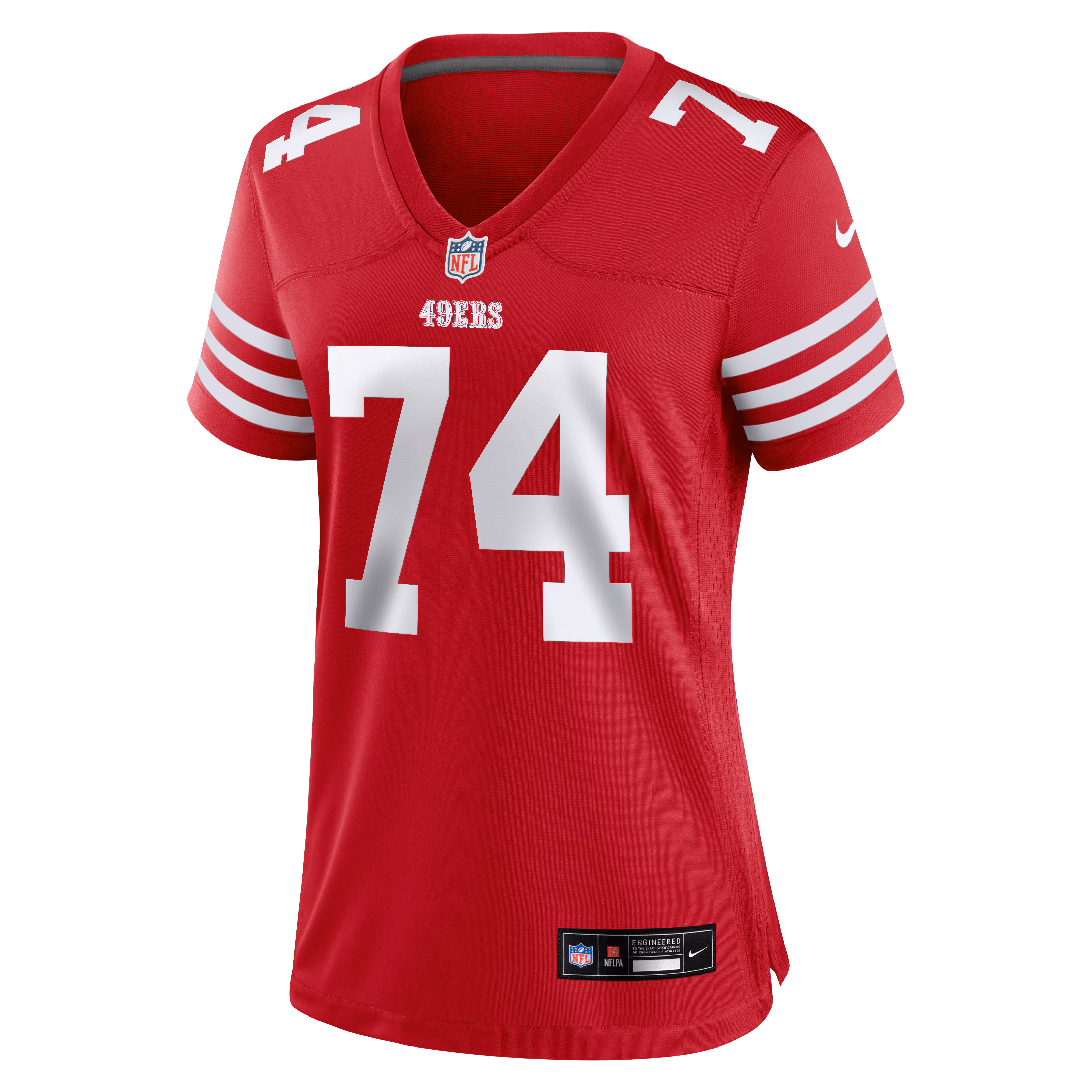 Brett Toth San Francisco 49ers Nike Women's Team Game Jersey -  Scarlet