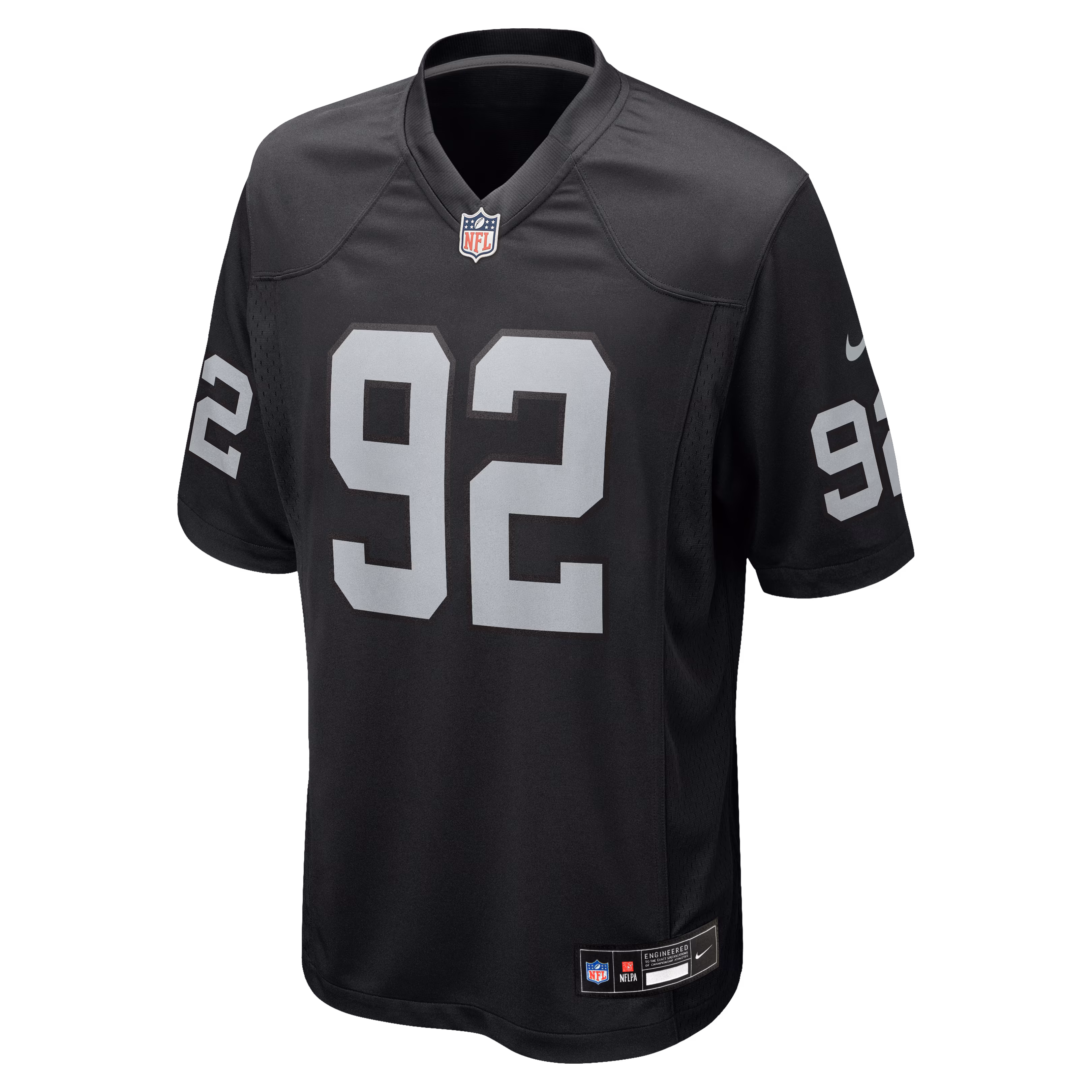 Richard Seymour Las Vegas Raiders Nike Retired Player Game Jersey - Black