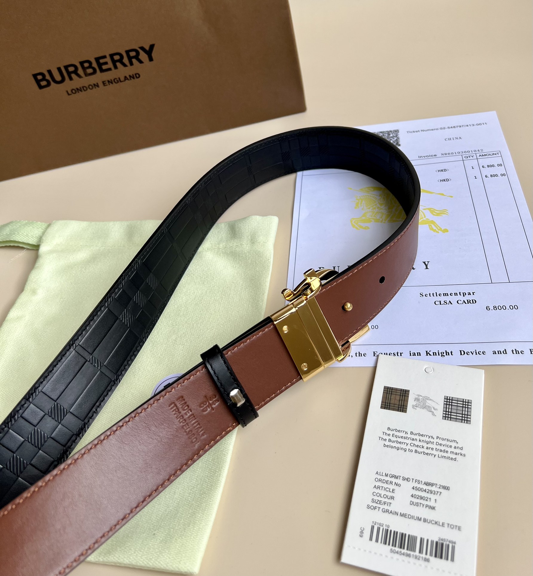 Burberry belt-17
