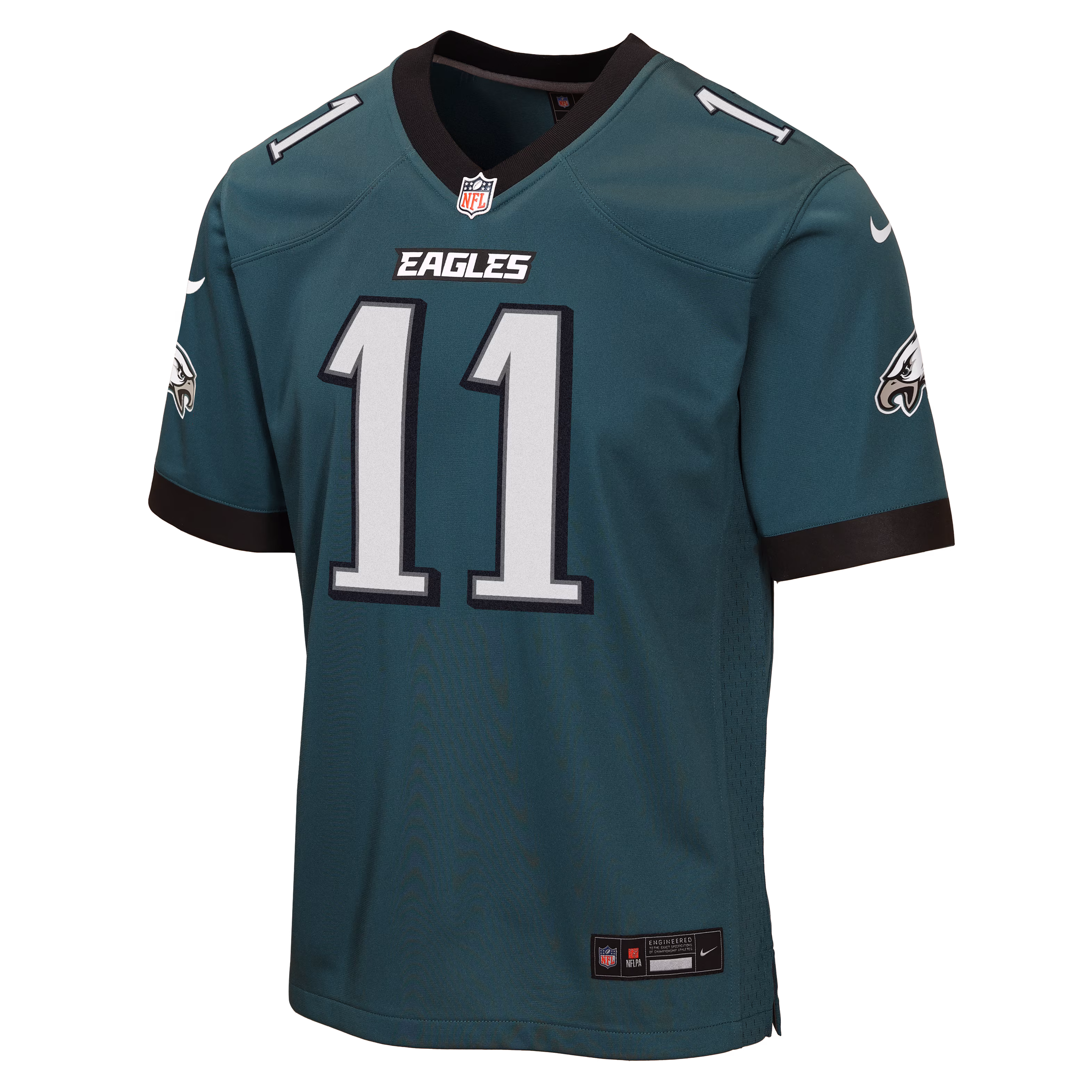 A.J. Brown Philadelphia Eagles Nike Youth Team Game Jersey - Midnight Green