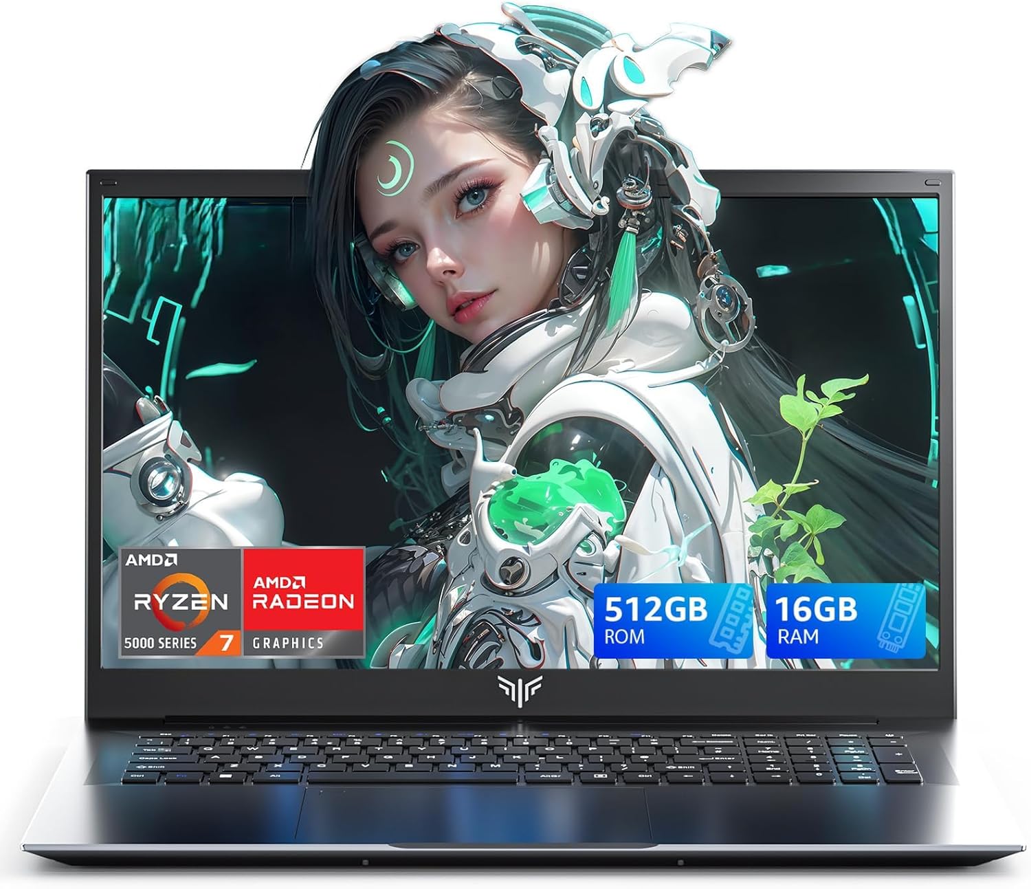 MALLRACE Gaming Laptop,15.6 inch Laptop with AMD Ryzen 7 Processor (Up to 4.5GHz,8C/16T),16GB DDR4 RAM 512GB SSD, AMD Radeon Graphics,WiFi 6, Webcam,2026 Windows 11 Laptop Computer for Video Editing
