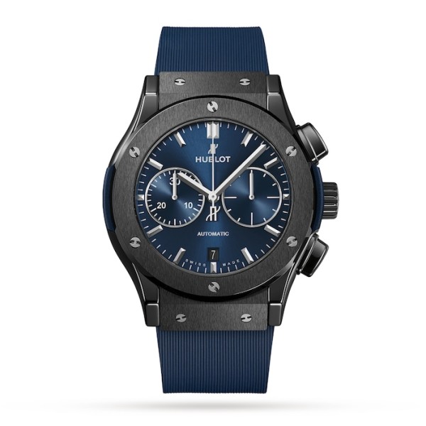 Classic Fusion Men Automatic Blue Rubber Watch 521.CM.7170.RX