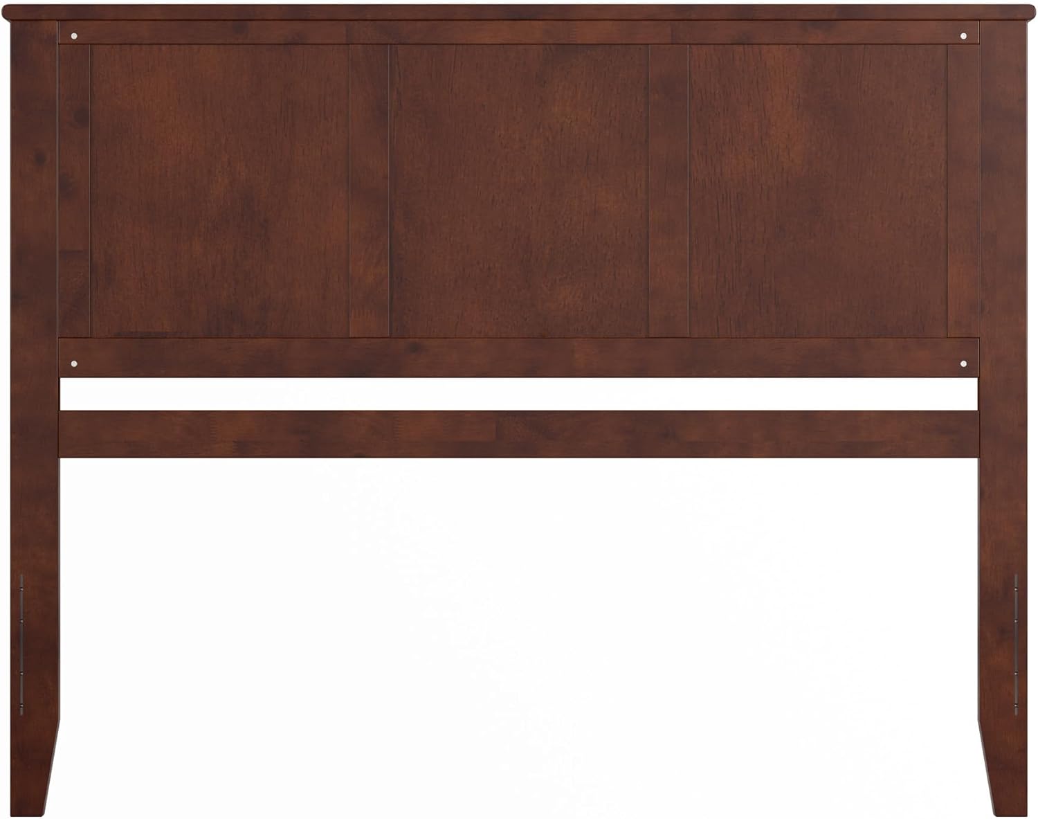 AFI, Madison Queen Solid Wood Panel Headboard, Walnut