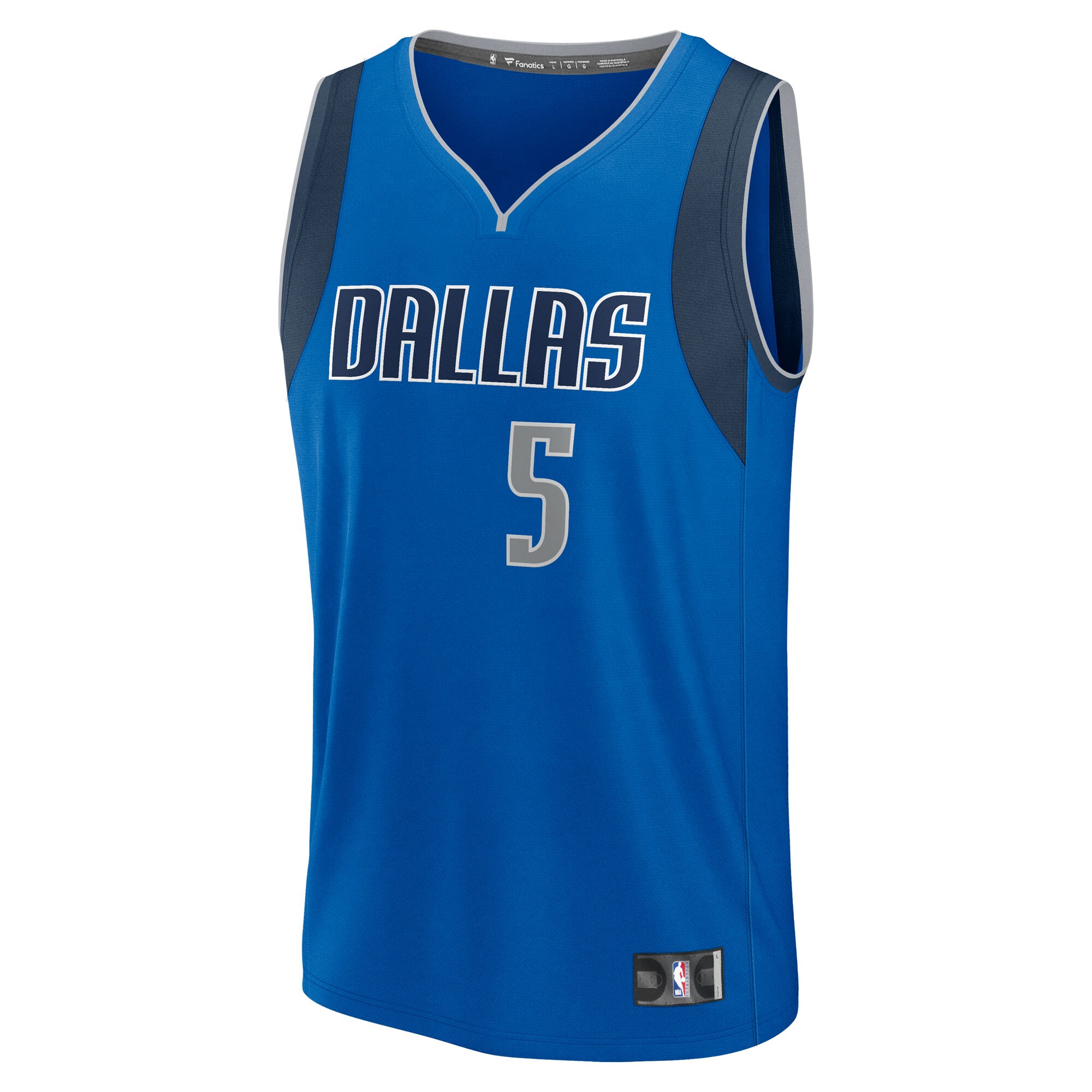 D'Angelo Russell Dallas Mavericks Fanatics Fast Break Replica Player Jersey - Icon Edition - Blue