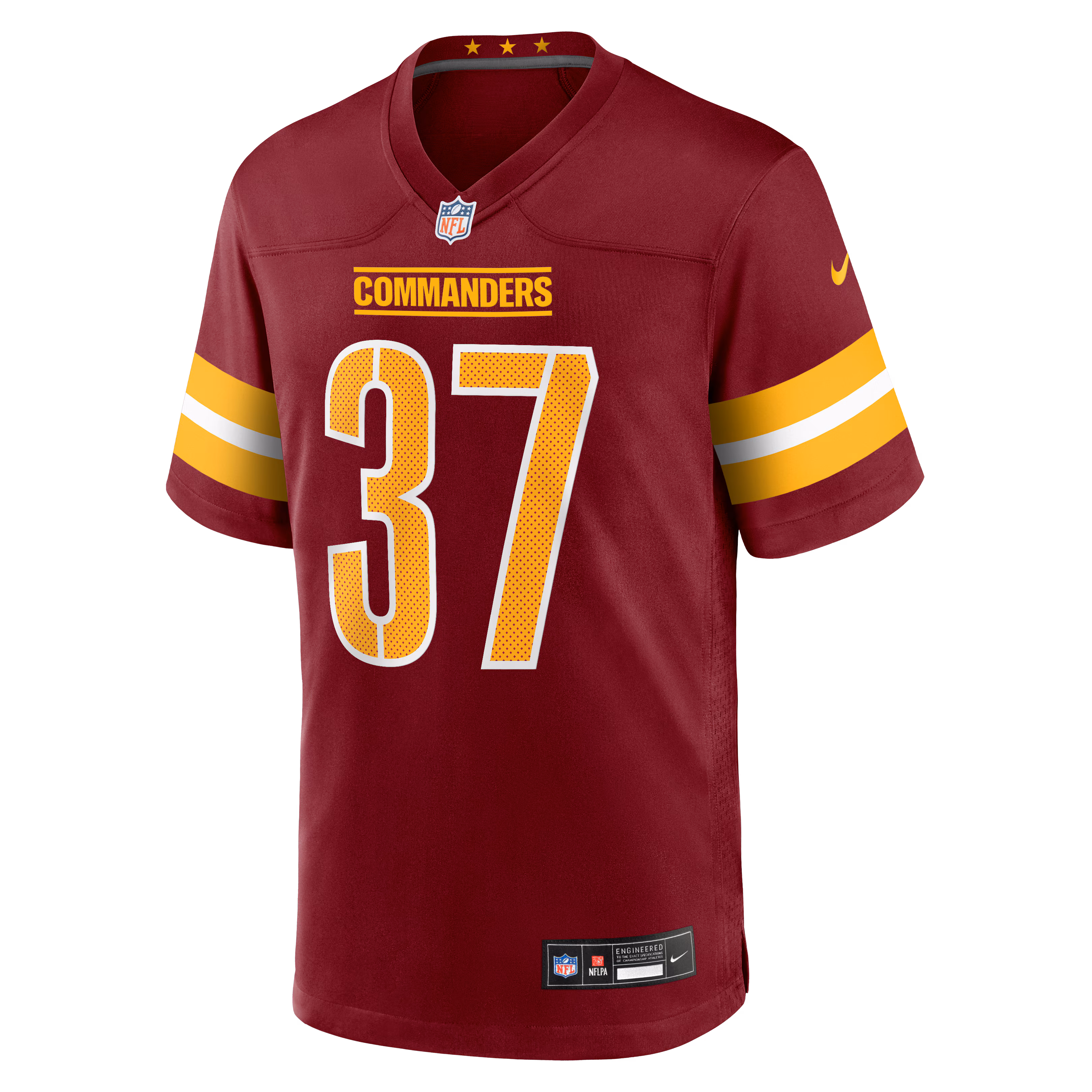 Car'lin Vigers Washington Commanders Nike Team Game Jersey -  Burgundy