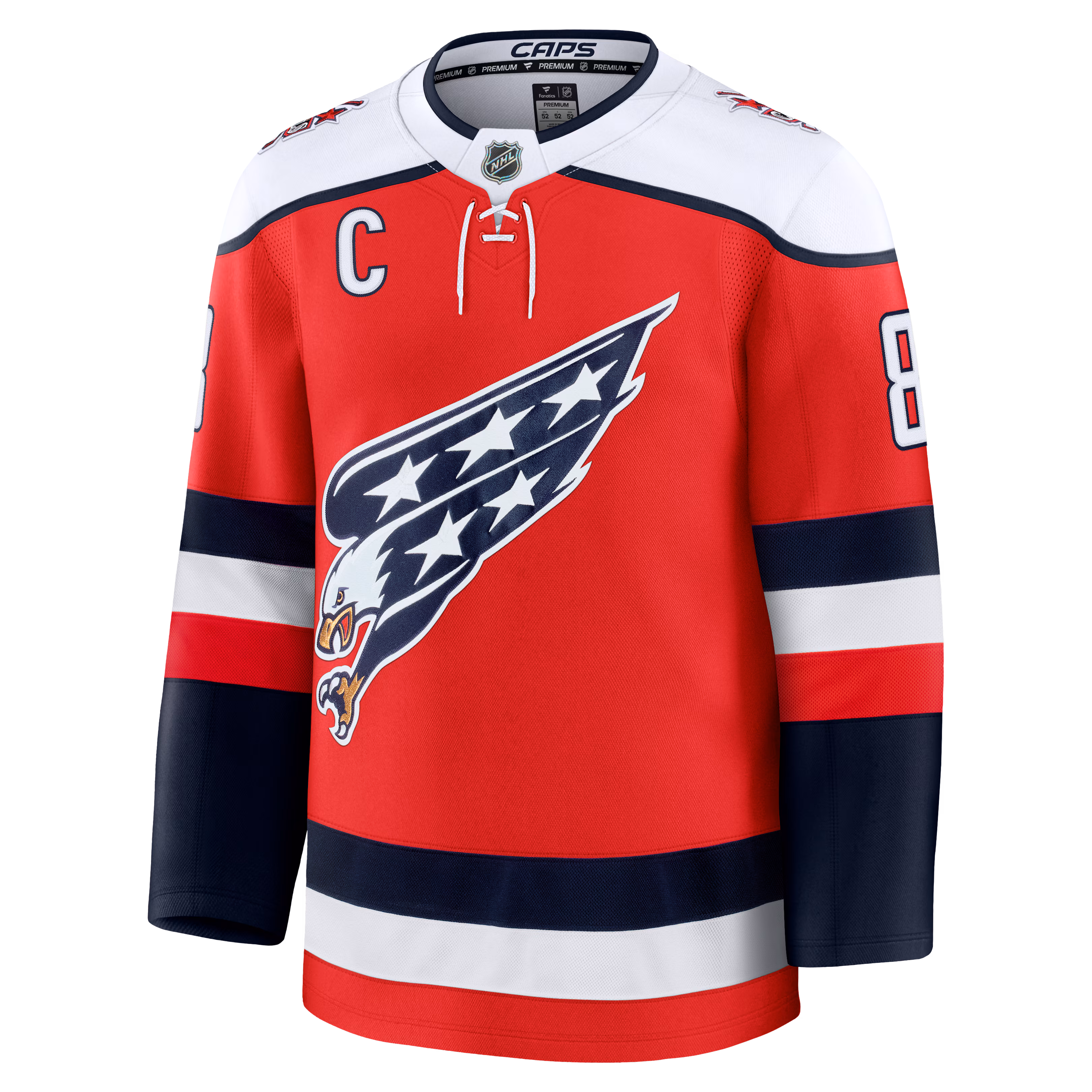 Alexander Ovechkin Washington Capitals Fanatics Alternate Premium Player Jersey - Red
