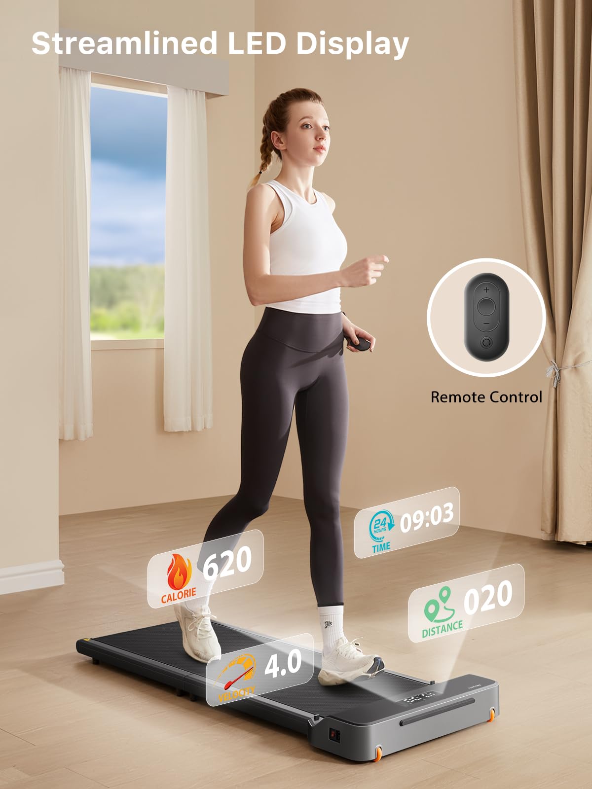 WALKINGPAD Foldable Walking Pad Under Desk Treadmill Compact