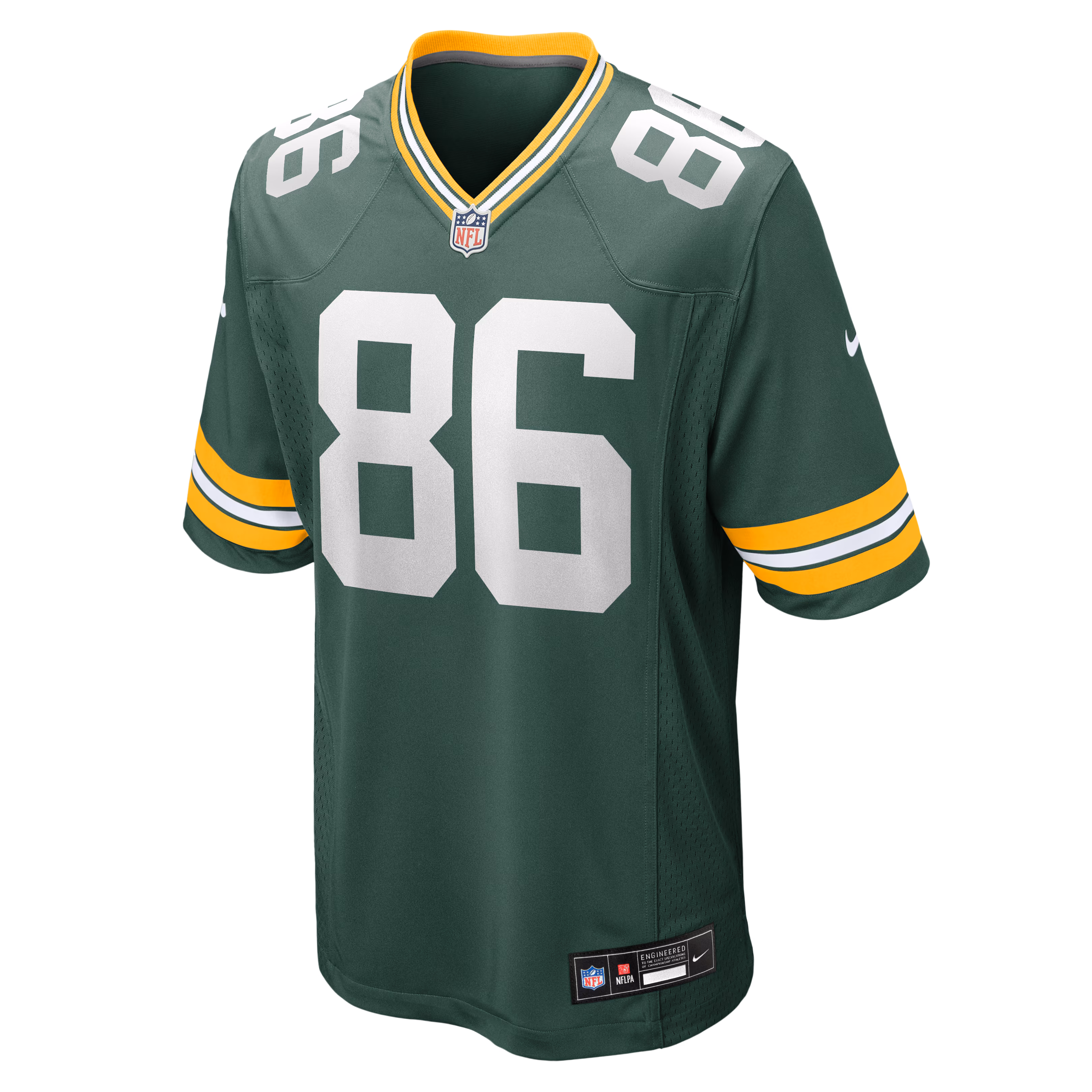 John FitzPatrick Green Bay Packers Nike Team Game Jersey -  Green