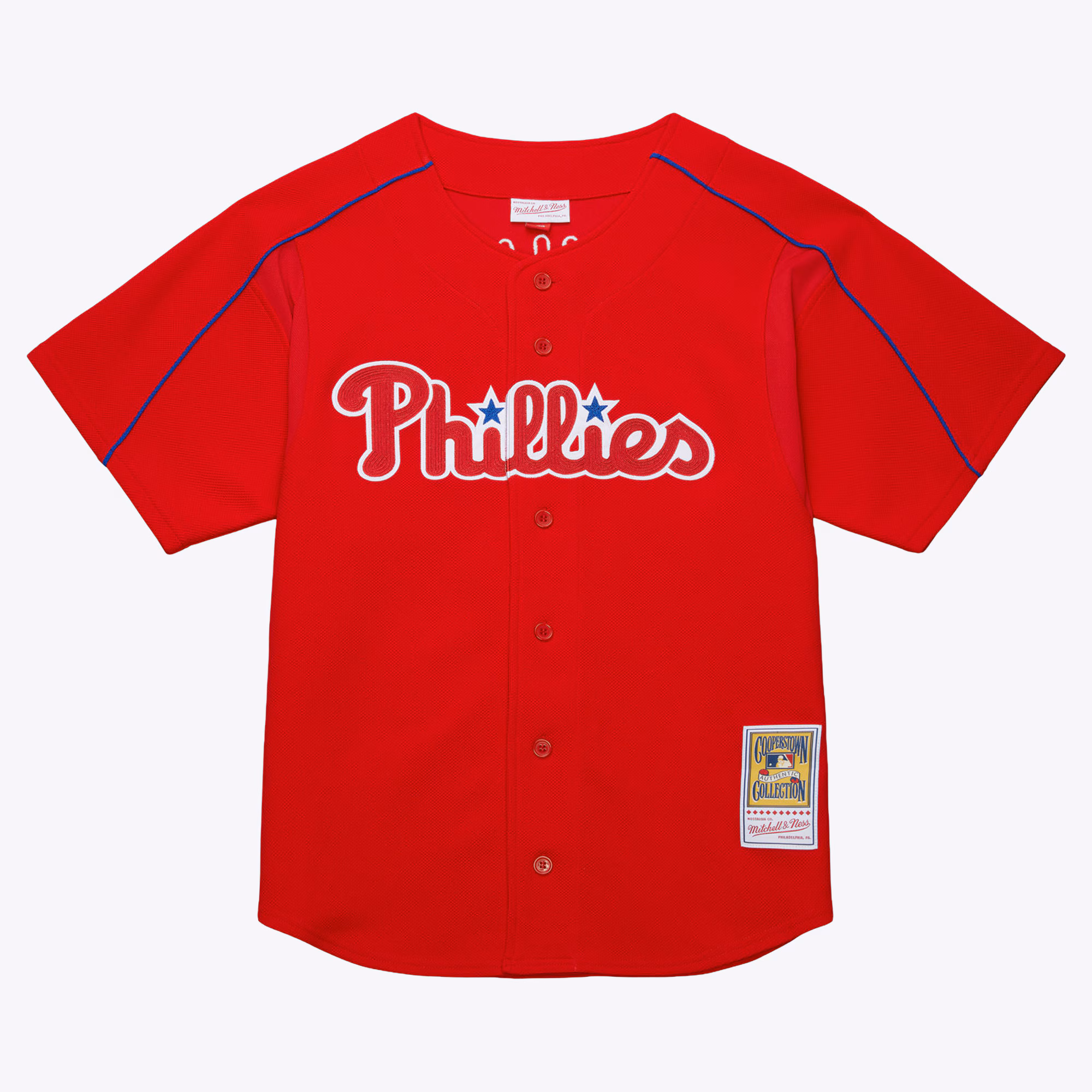 Ryan Howard Philadelphia Phillies Mitchell & Ness Big & Tall Cooperstown Mesh Batting Practice Jersey - Red