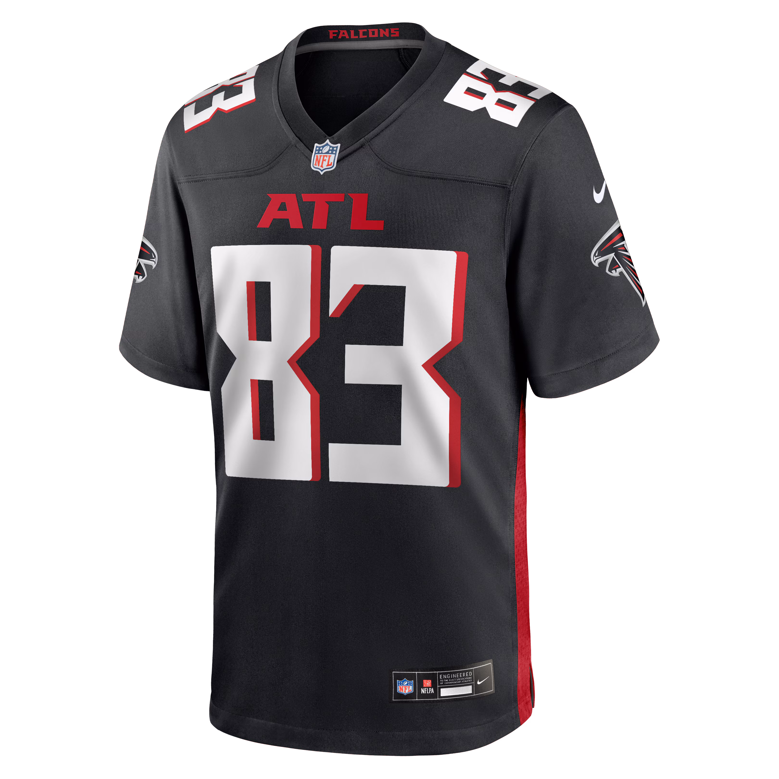 Deven Thompkins Atlanta Falcons Nike Team Game Jersey -  Black